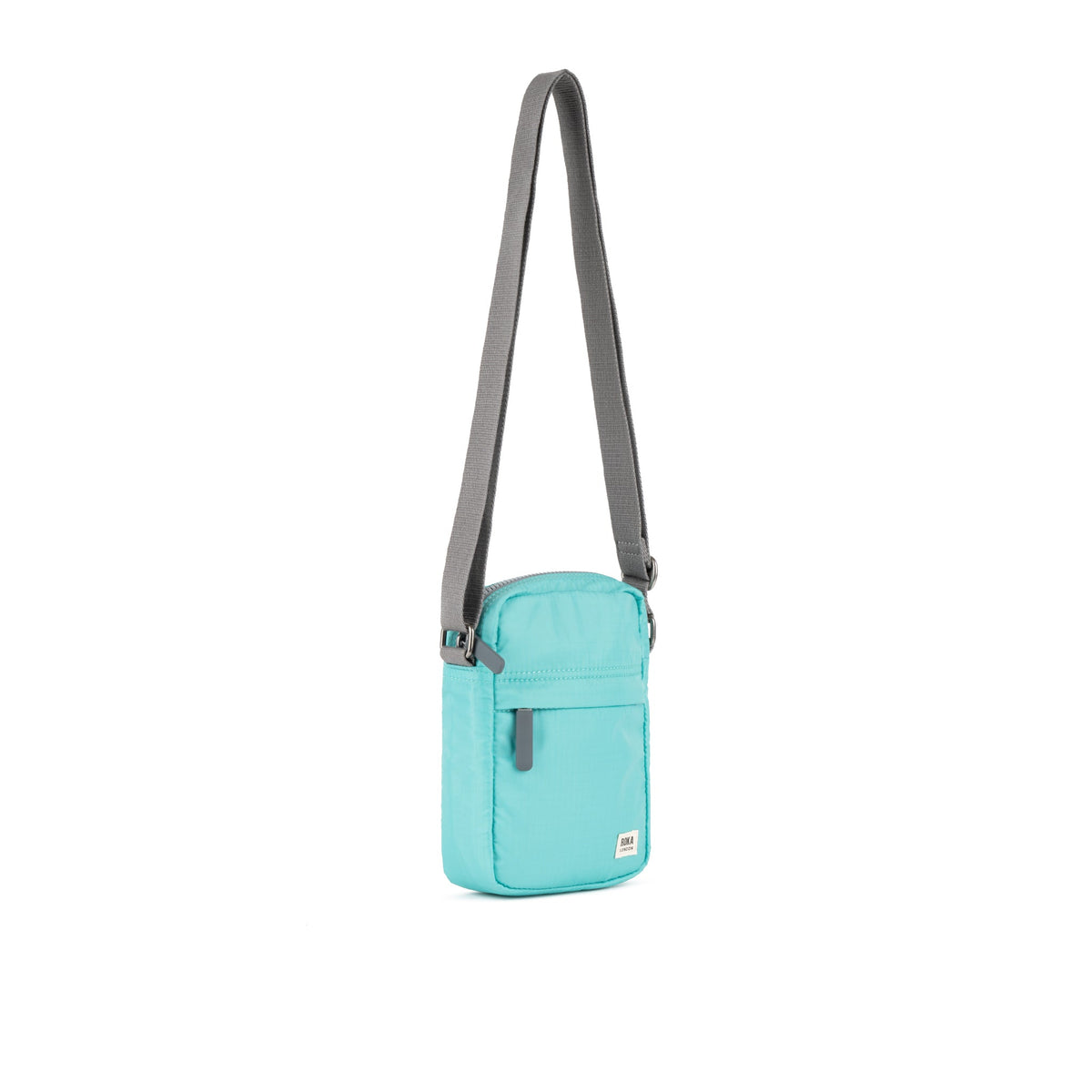 ROKA London - Bond S crossbody-väska med ficka #Färg_Aquatic_Awe