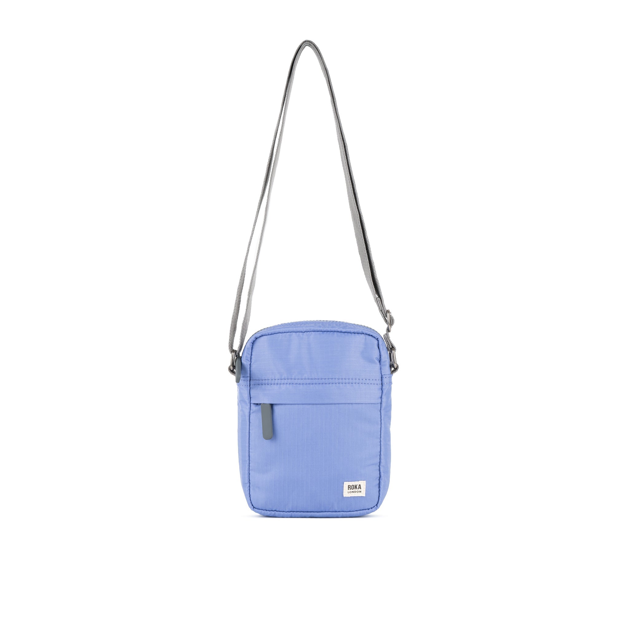 ROKA London - Bond S crossbody-väska med ficka #Färg_Jacaranda