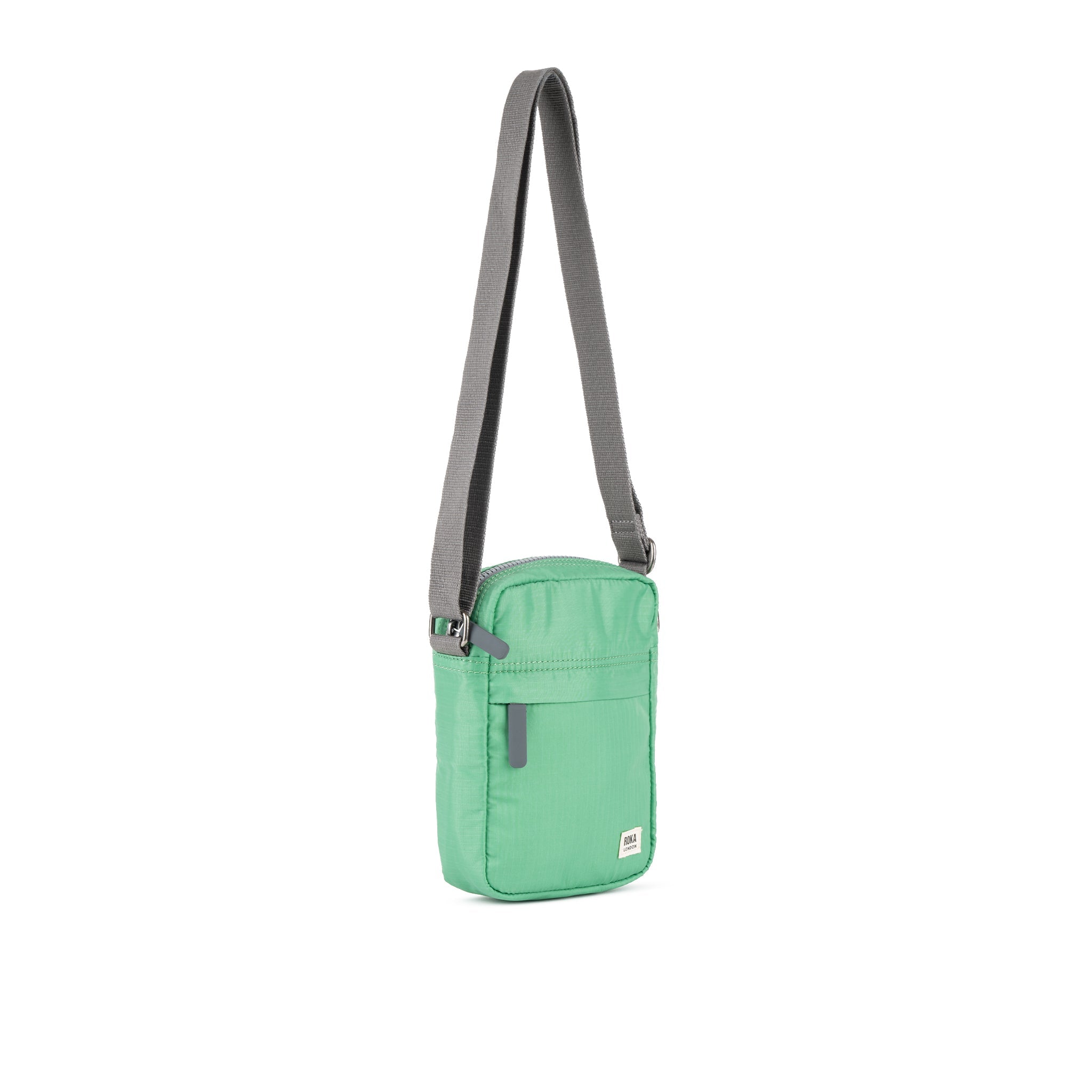 ROKA London - Bond S crossbody-väska med ficka #Färg_Matcha