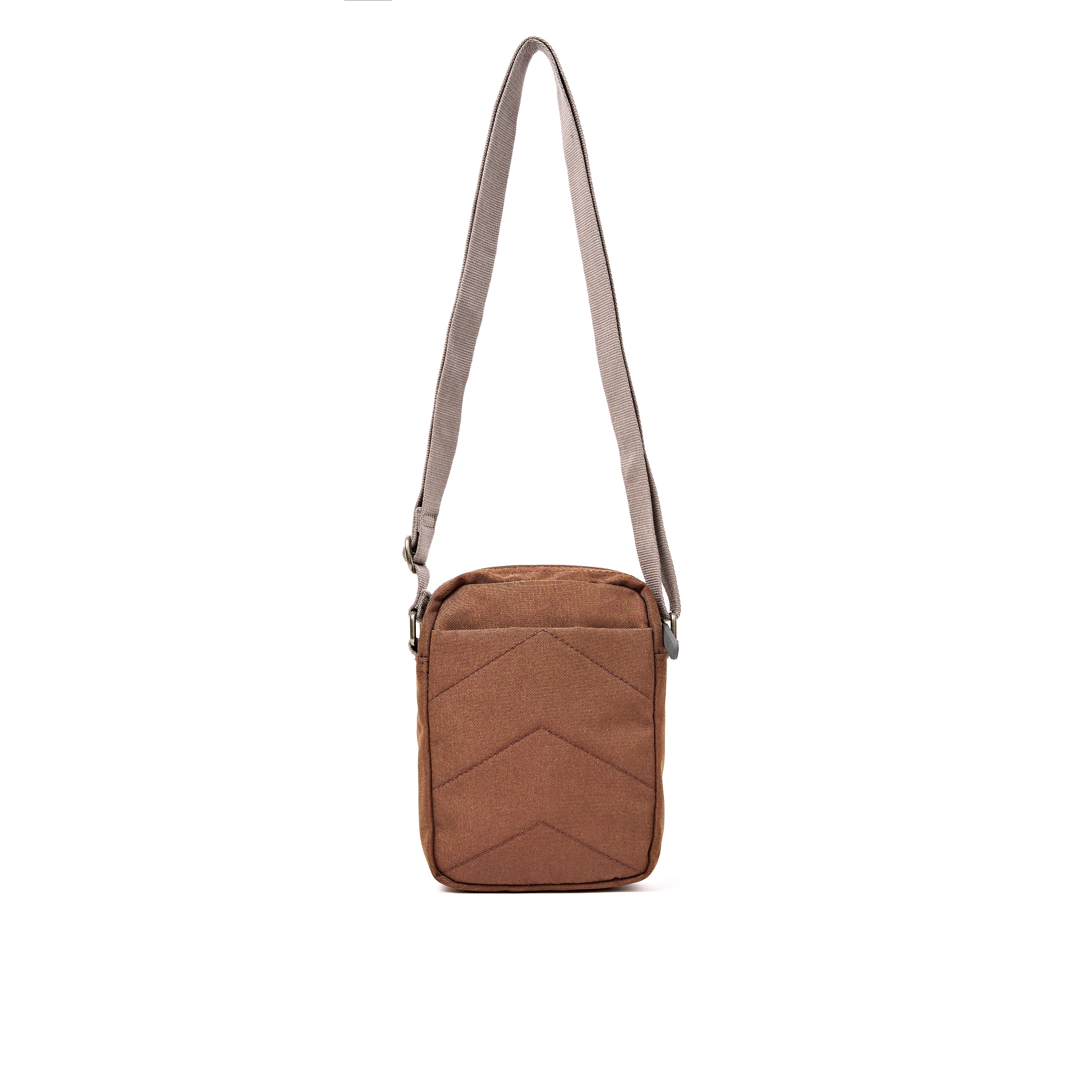 ROKA London - Bond S crossbody-väska med ficka #Färg_Cinnamon