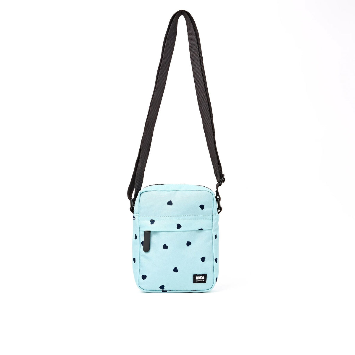 ROKA London - Bond S crossbody-väska med ficka #Färg_Heart_Print