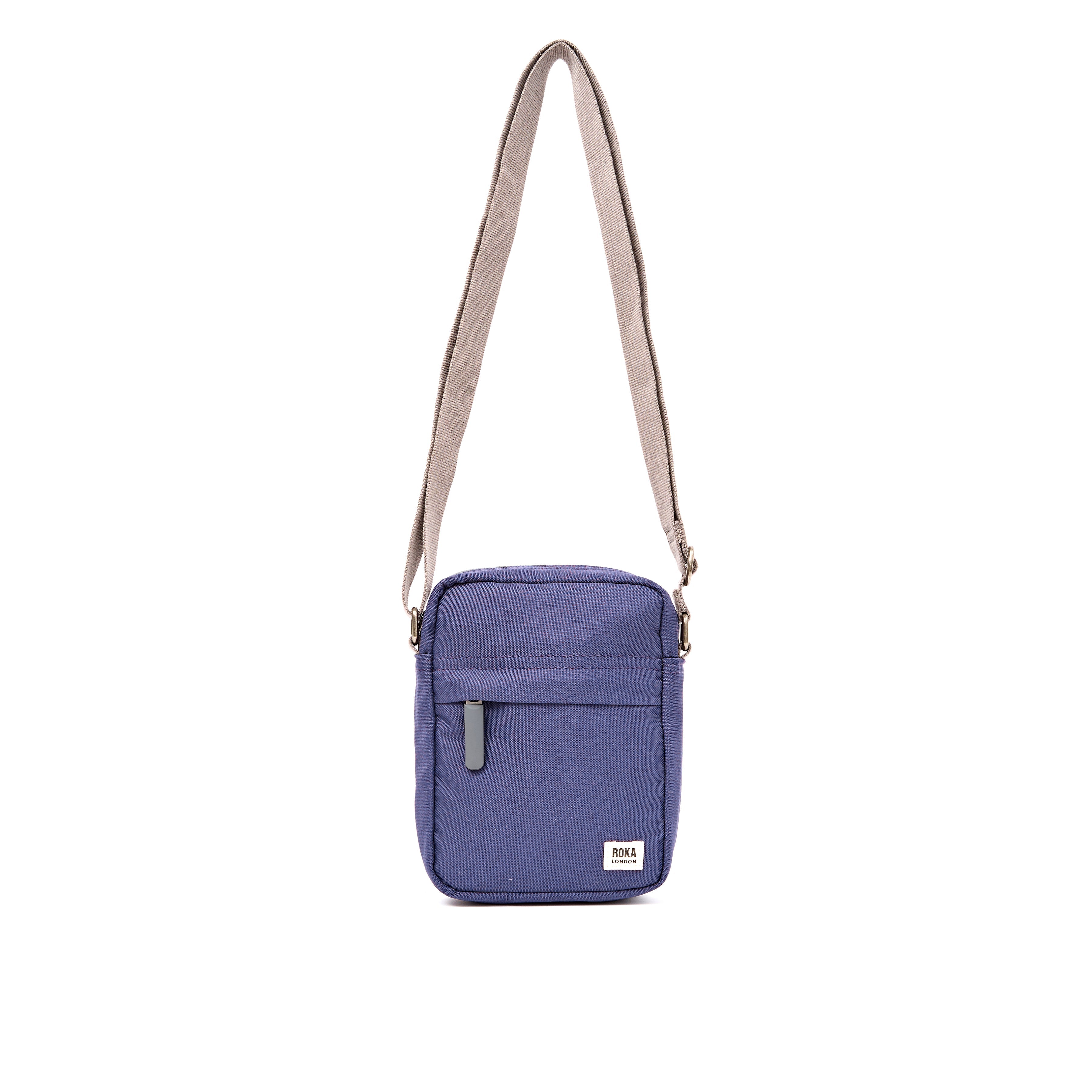 ROKA London - Bond S crossbody-väska med ficka #Färg_Oceana