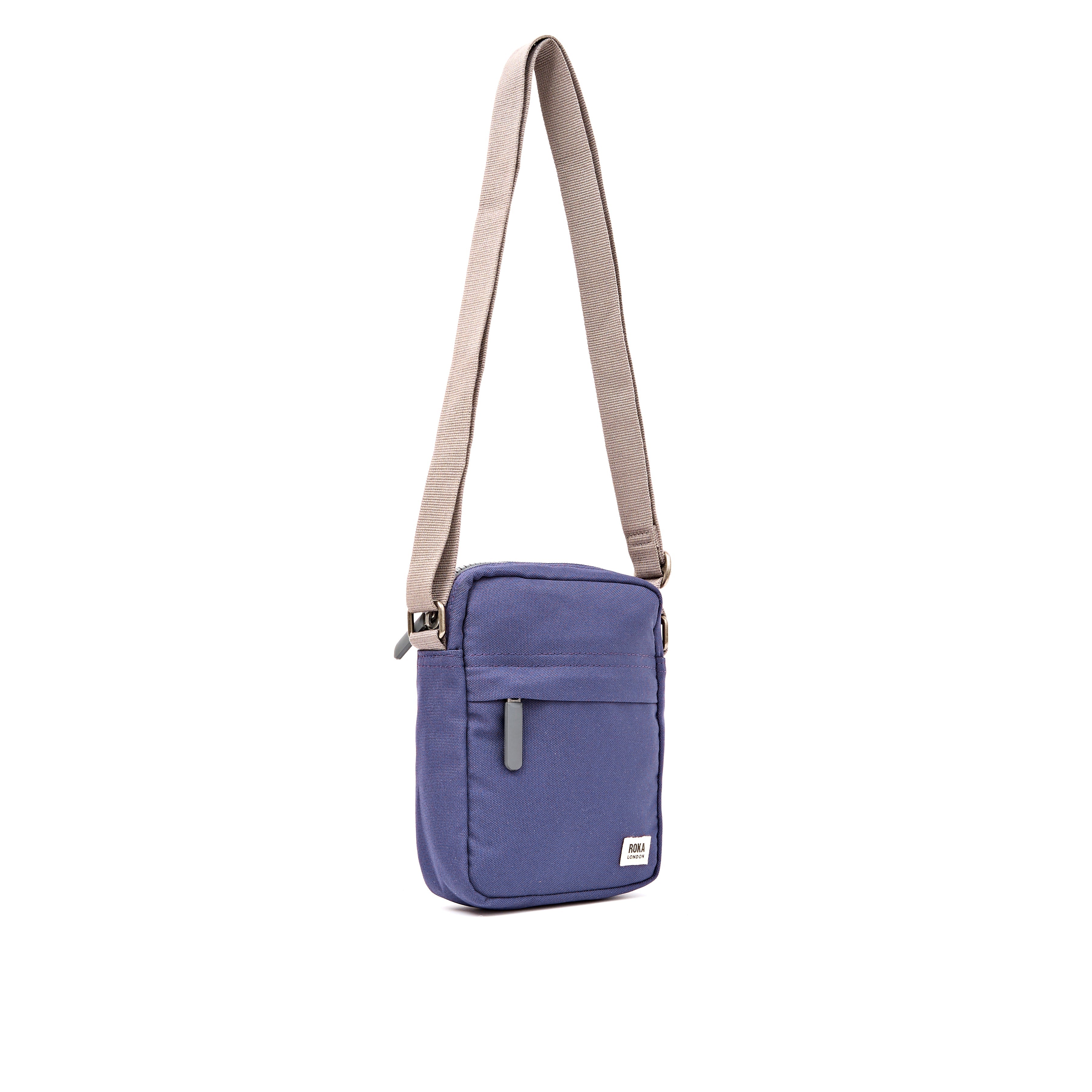 ROKA London - Bond S crossbody-väska med ficka #Färg_Oceana