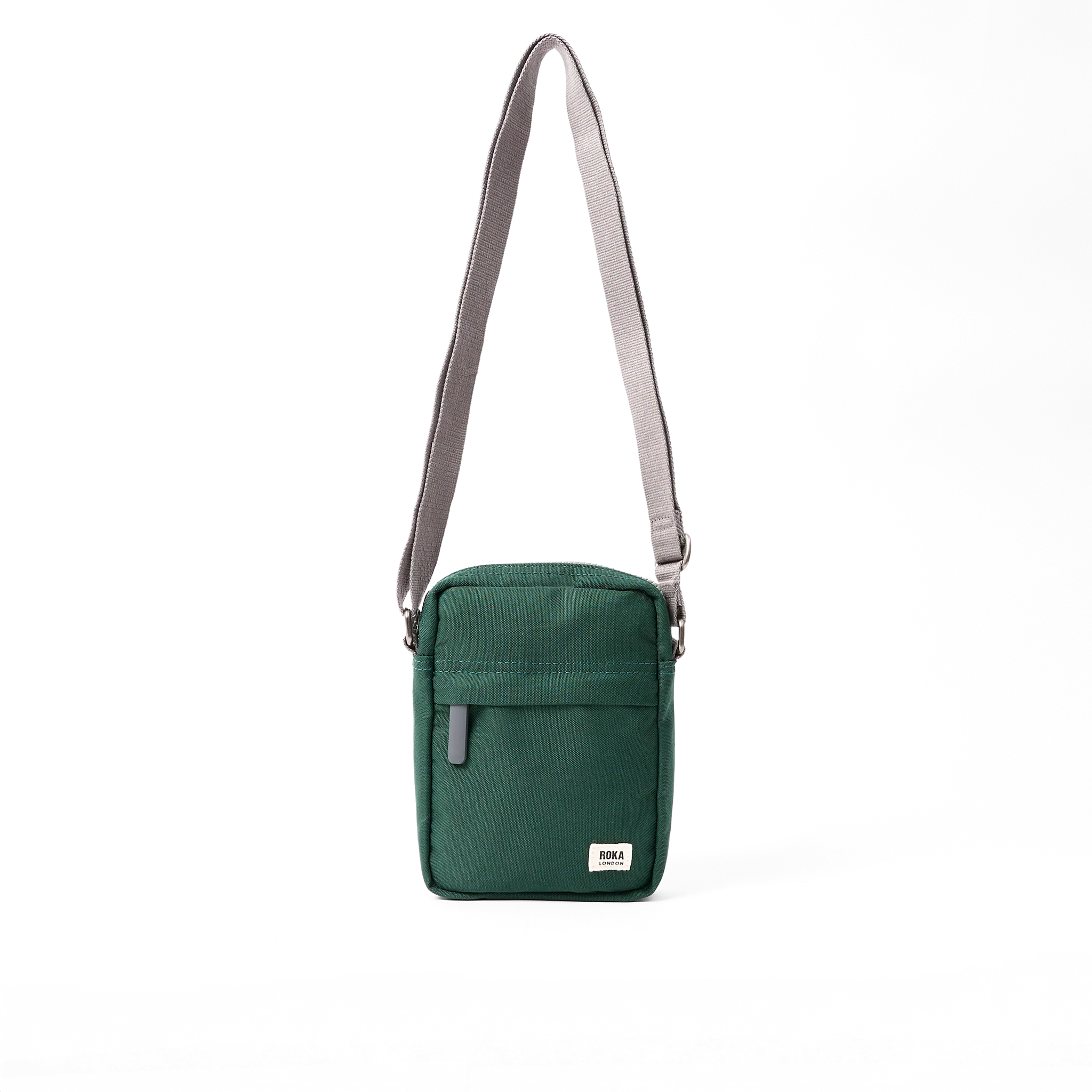 ROKA London - Bond S crossbody-väska med ficka #Färg_Forest