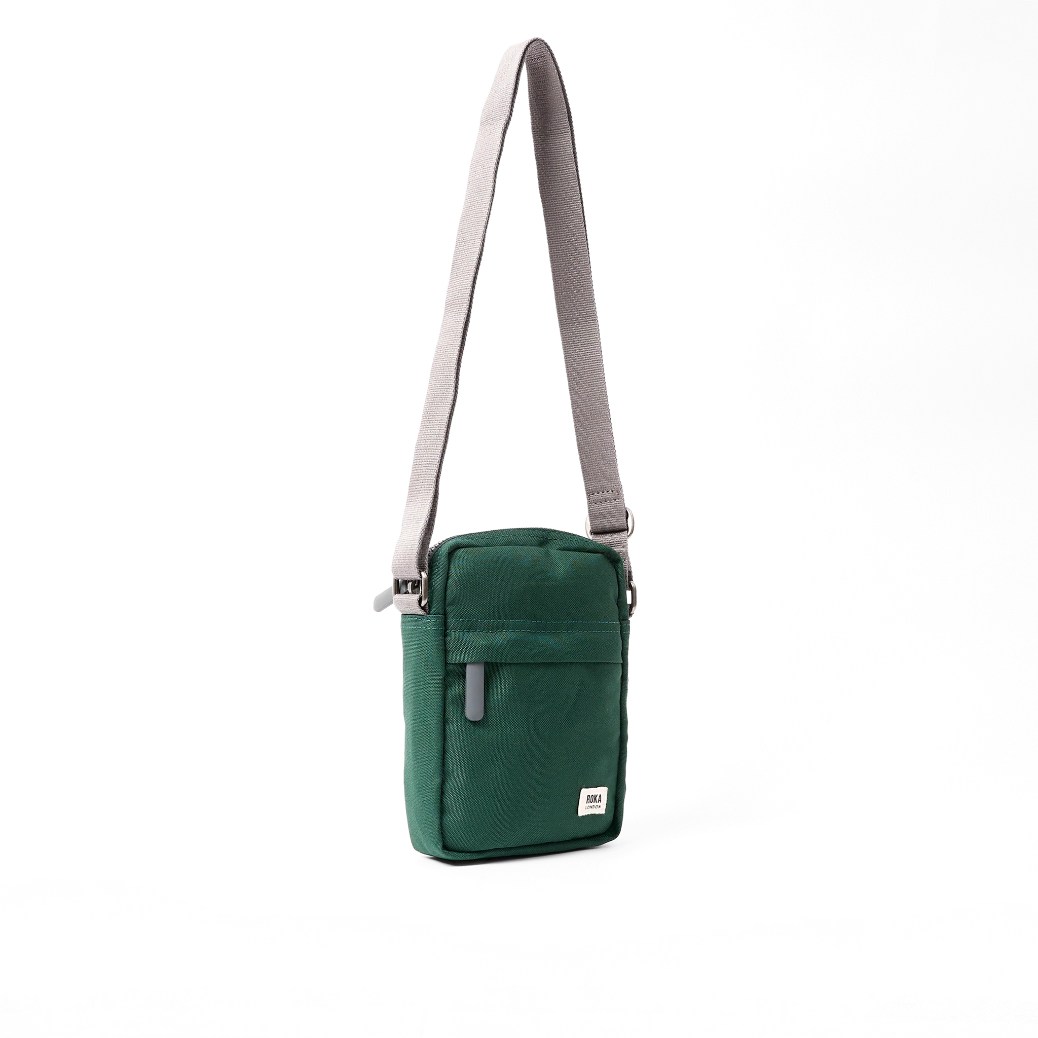 ROKA London - Bond S crossbody-väska med ficka #Färg_Forest