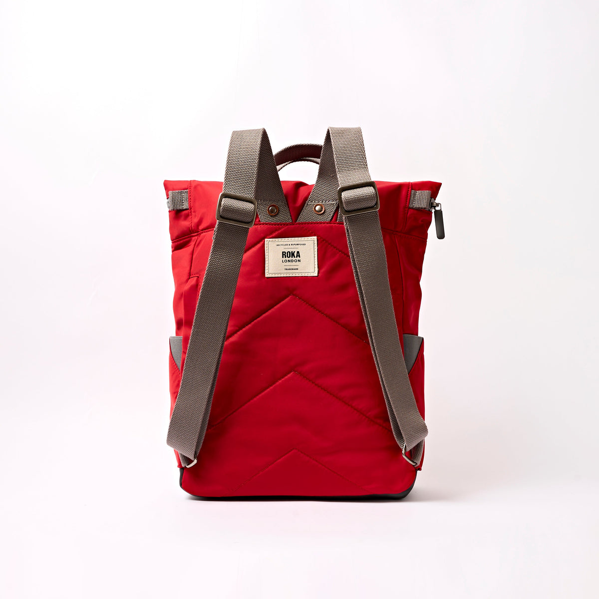 ROKA London - Camden M J-ryggsäck #Färg_Cranberry_Stripe