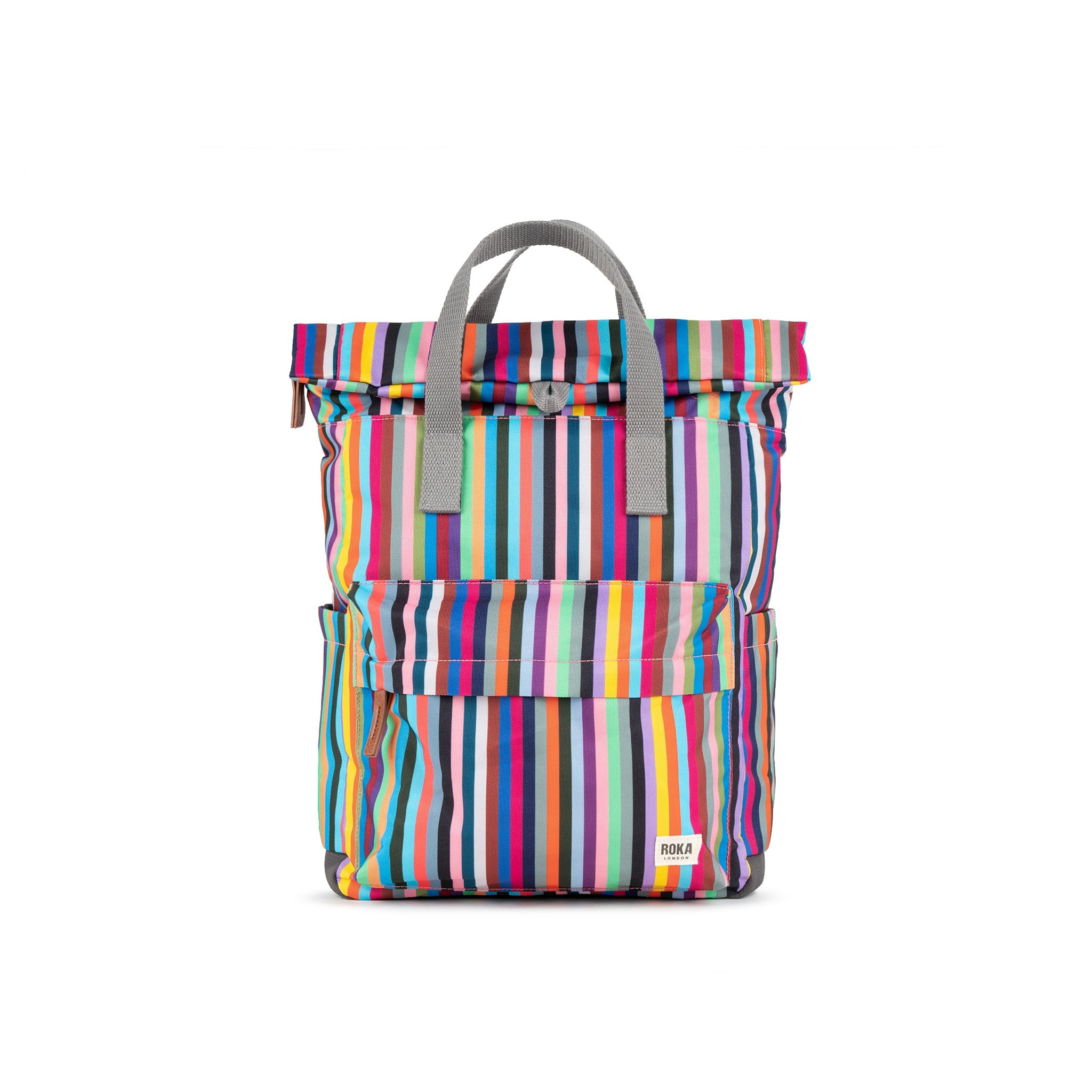ROKA London - Canfield M rolltop-ryggsäck #Färg_Multi_Stripe