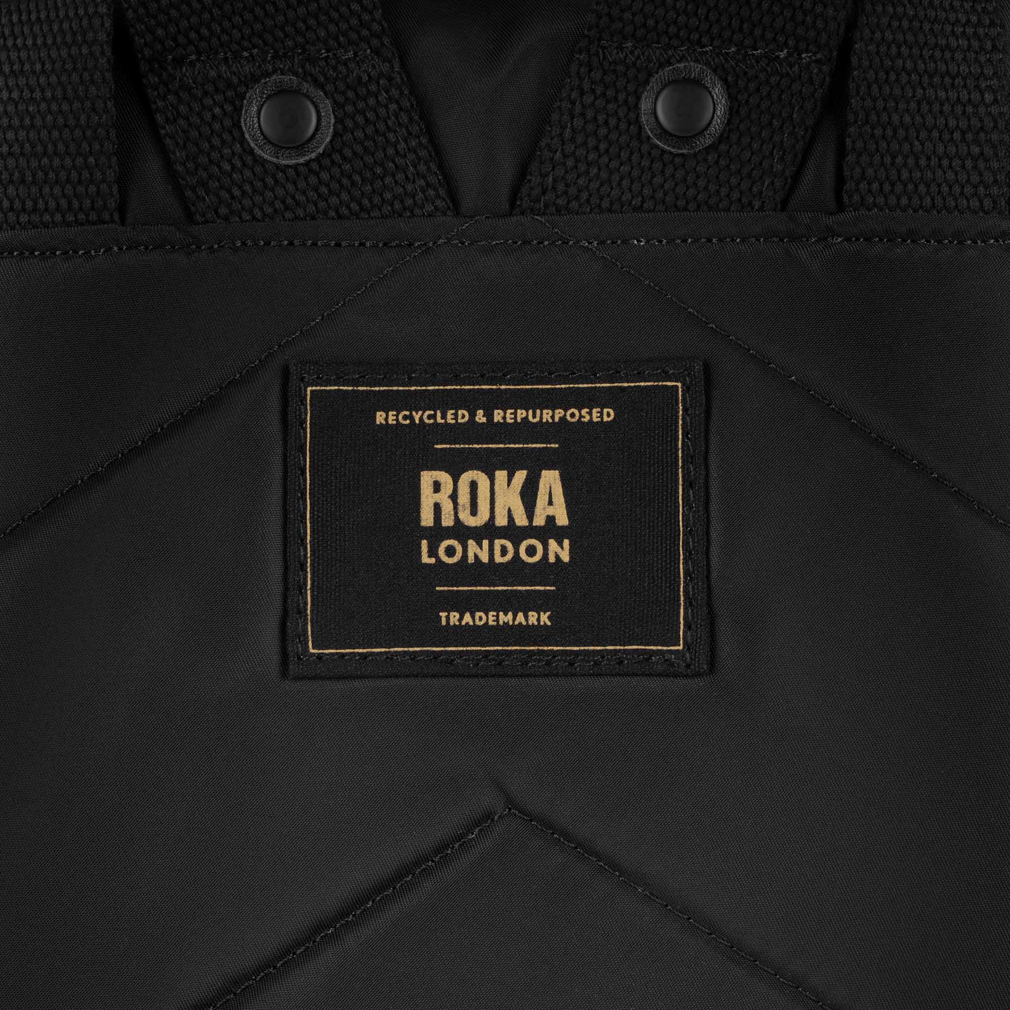 ROKA London - Canfield S ryggsäck Gold Label #Färg_Black