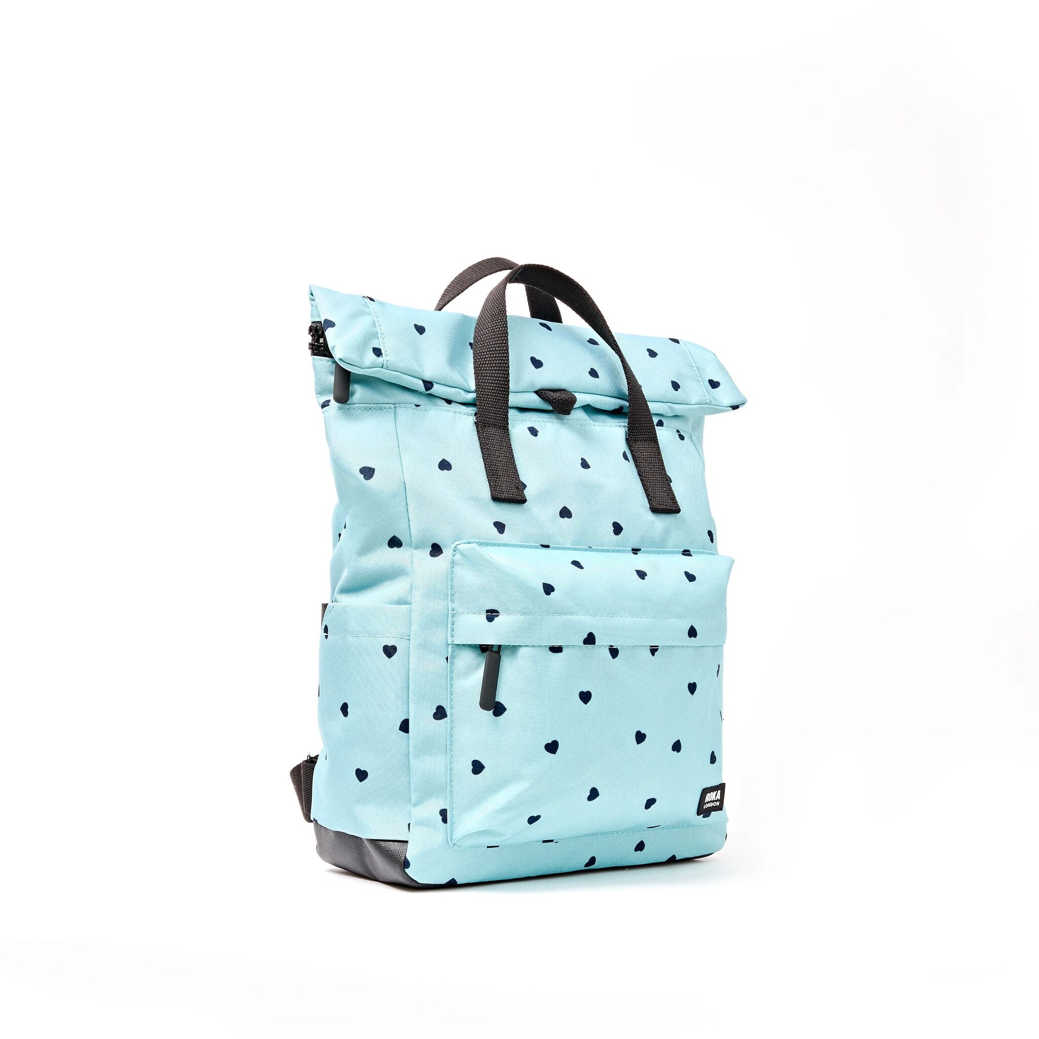 ROKA London - Canfield M rolltop-ryggsäck #Färg_Heart_Print