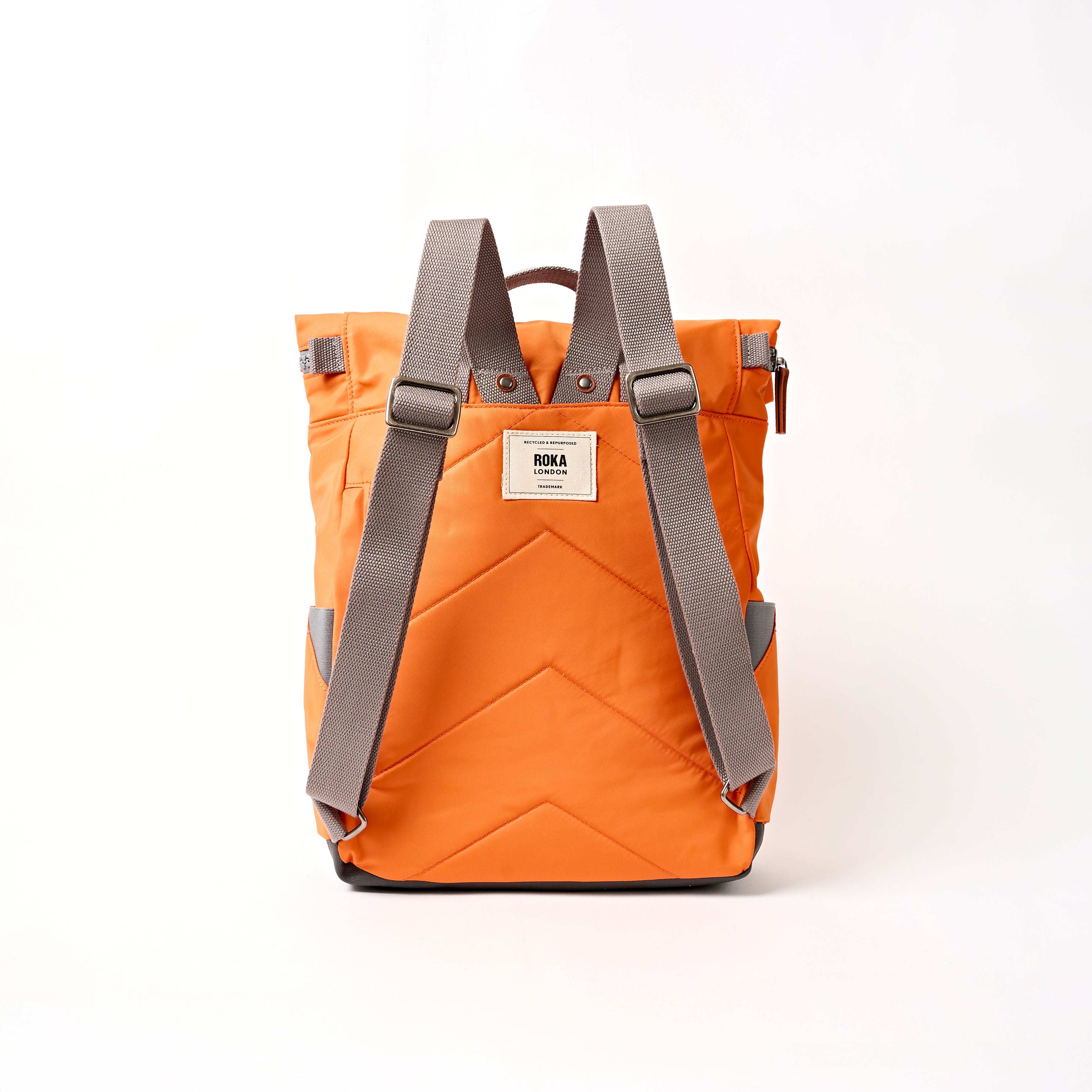 ROKA London - Canfield M rolltop-ryggsäck #Färg_Jaffa_Orange