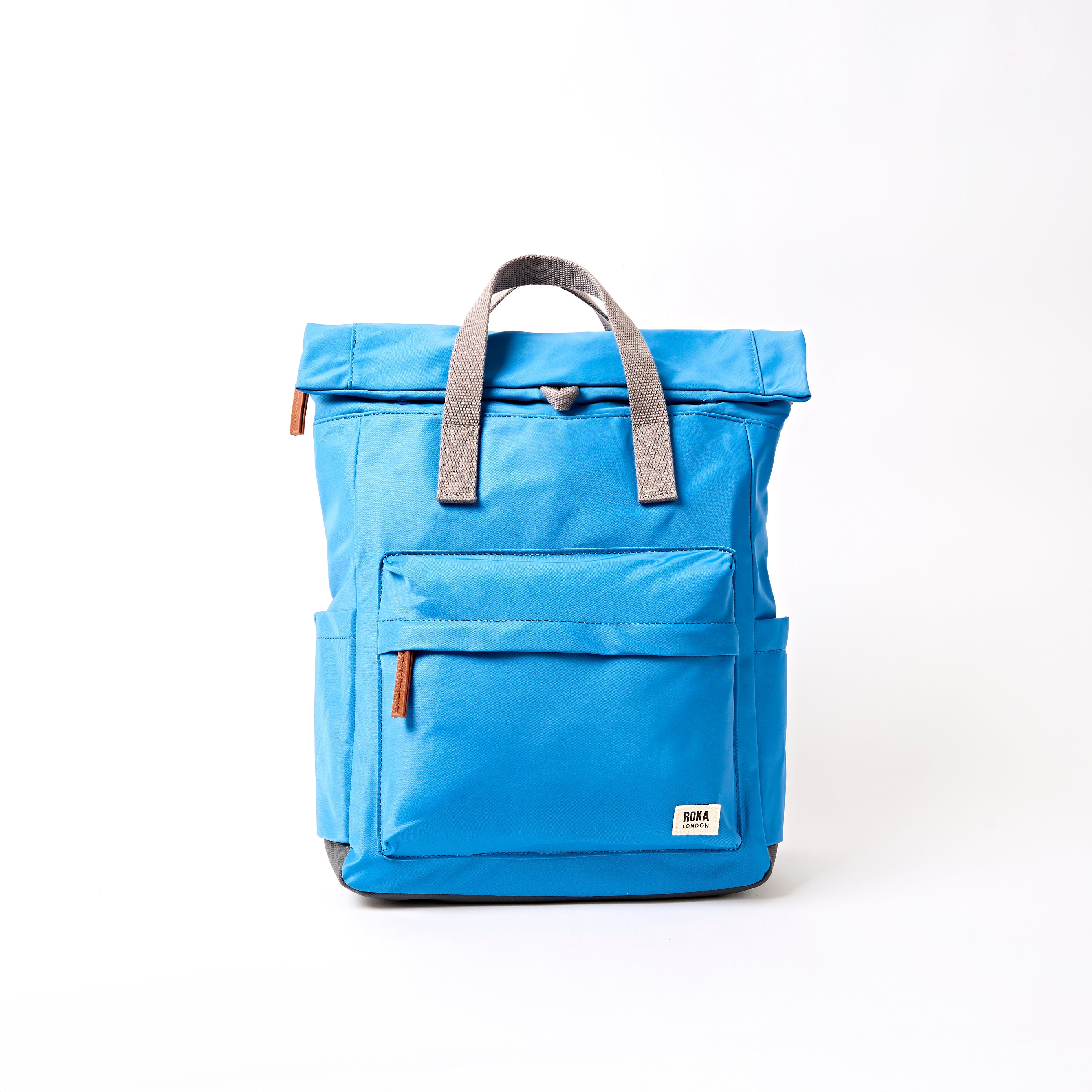 ROKA London - Canfield M rolltop-ryggsäck #Färg_Malibu_Blue