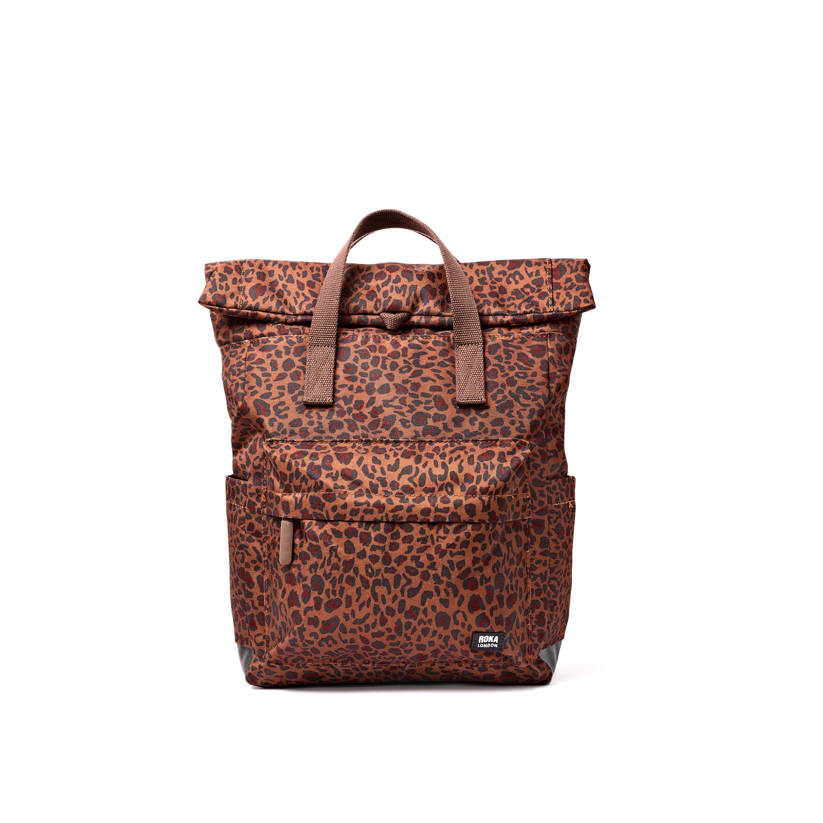 ROKA London - Canfield S rolltop-ryggsäck #Färg_Mini_Leopard