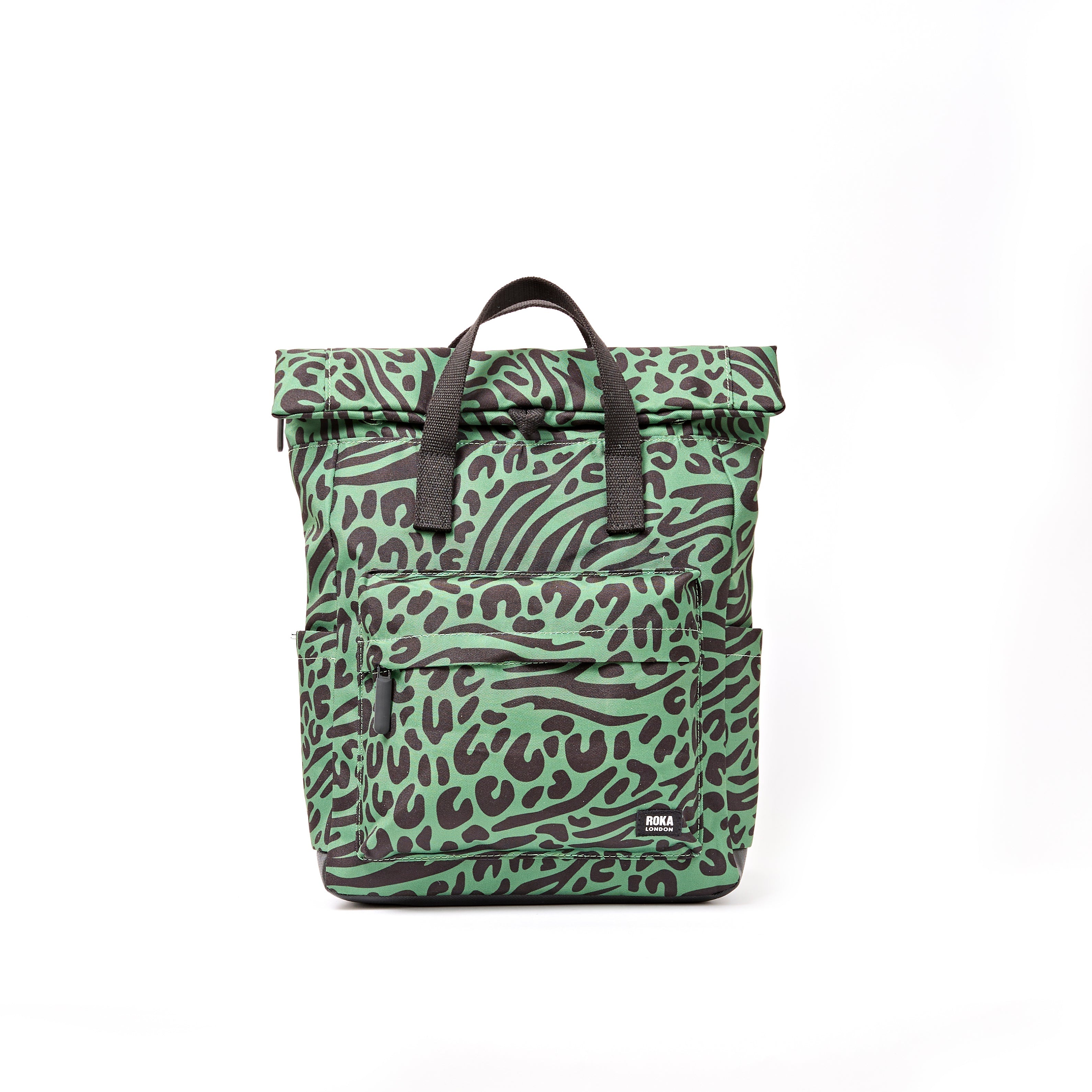 ROKA London - Canfield M rolltop-ryggsäck #Färg_Mixed_Animal_Artichoke