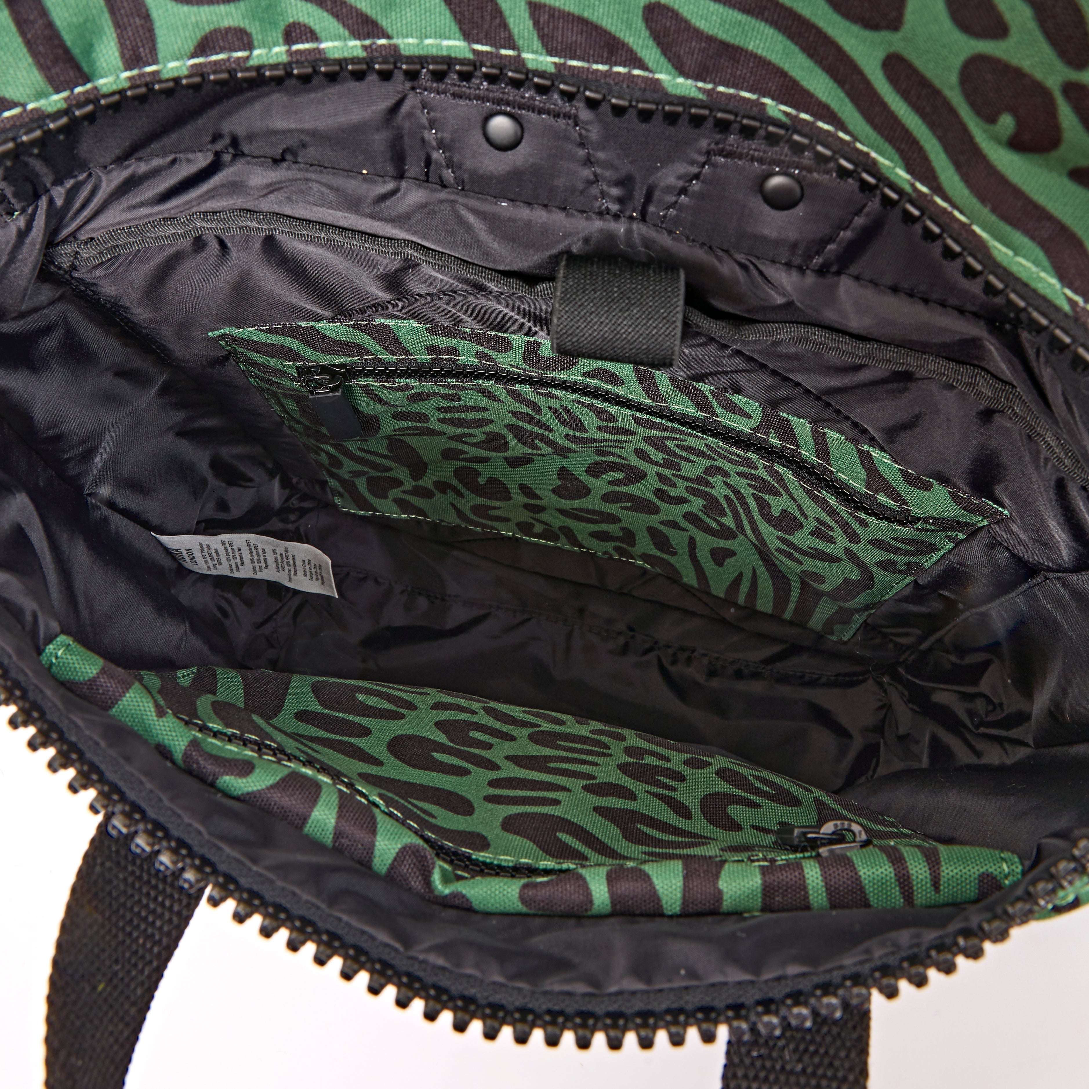 ROKA London - Canfield M rolltop-ryggsäck #Färg_Mixed_Animal_Artichoke