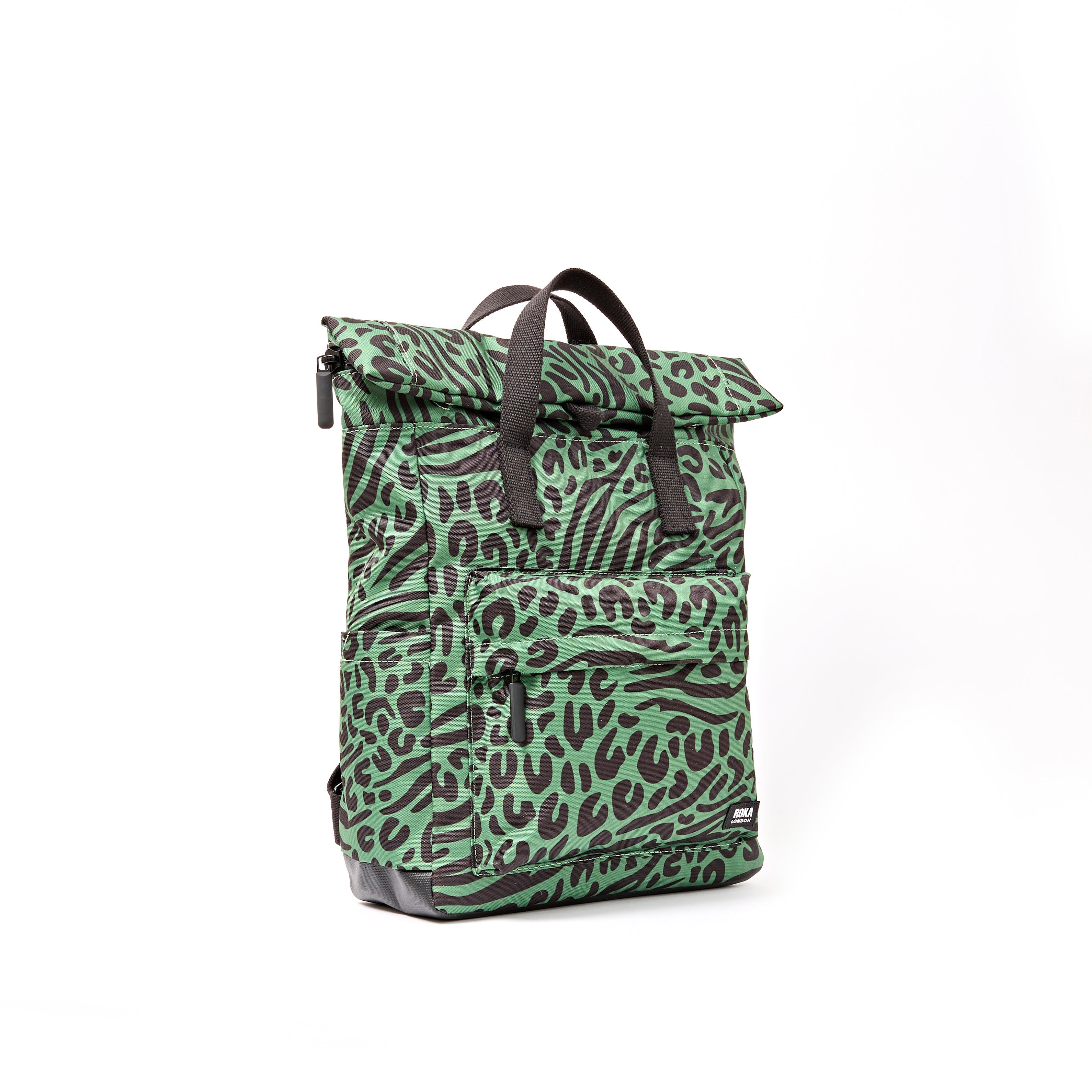 ROKA London - Canfield M rolltop-ryggsäck #Färg_Mixed_Animal_Artichoke