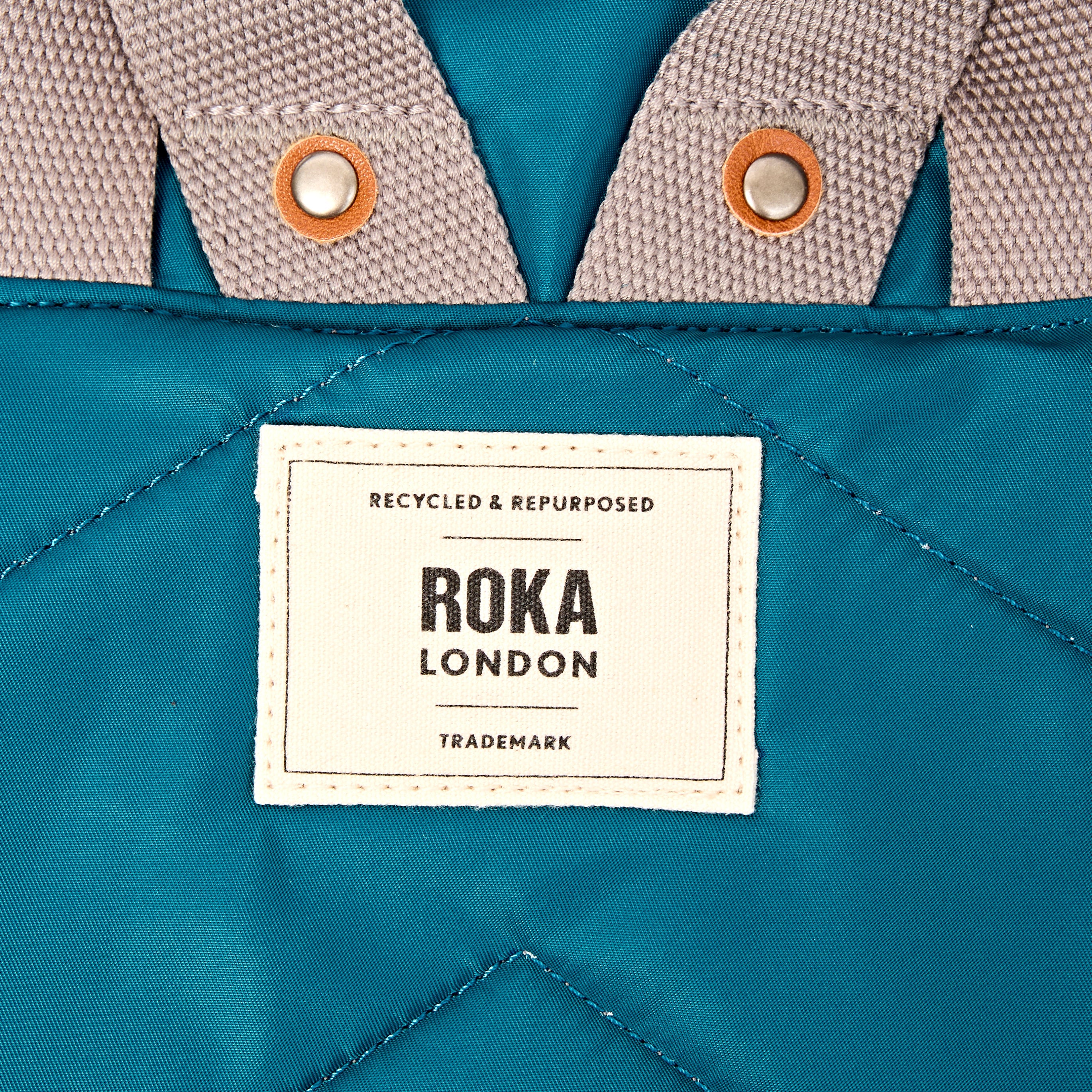 ROKA London - Canfield M rolltop-ryggsäck #Färg_North_Sea