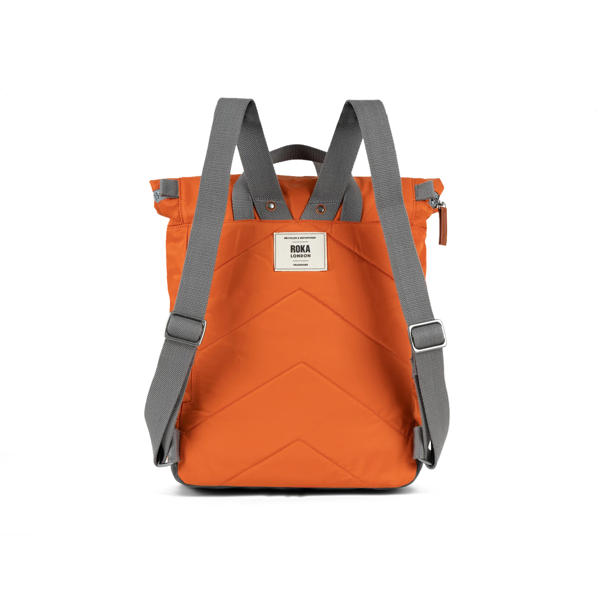 ROKA London - Canfield M rolltop-ryggsäck #Färg_Burnt_Orange