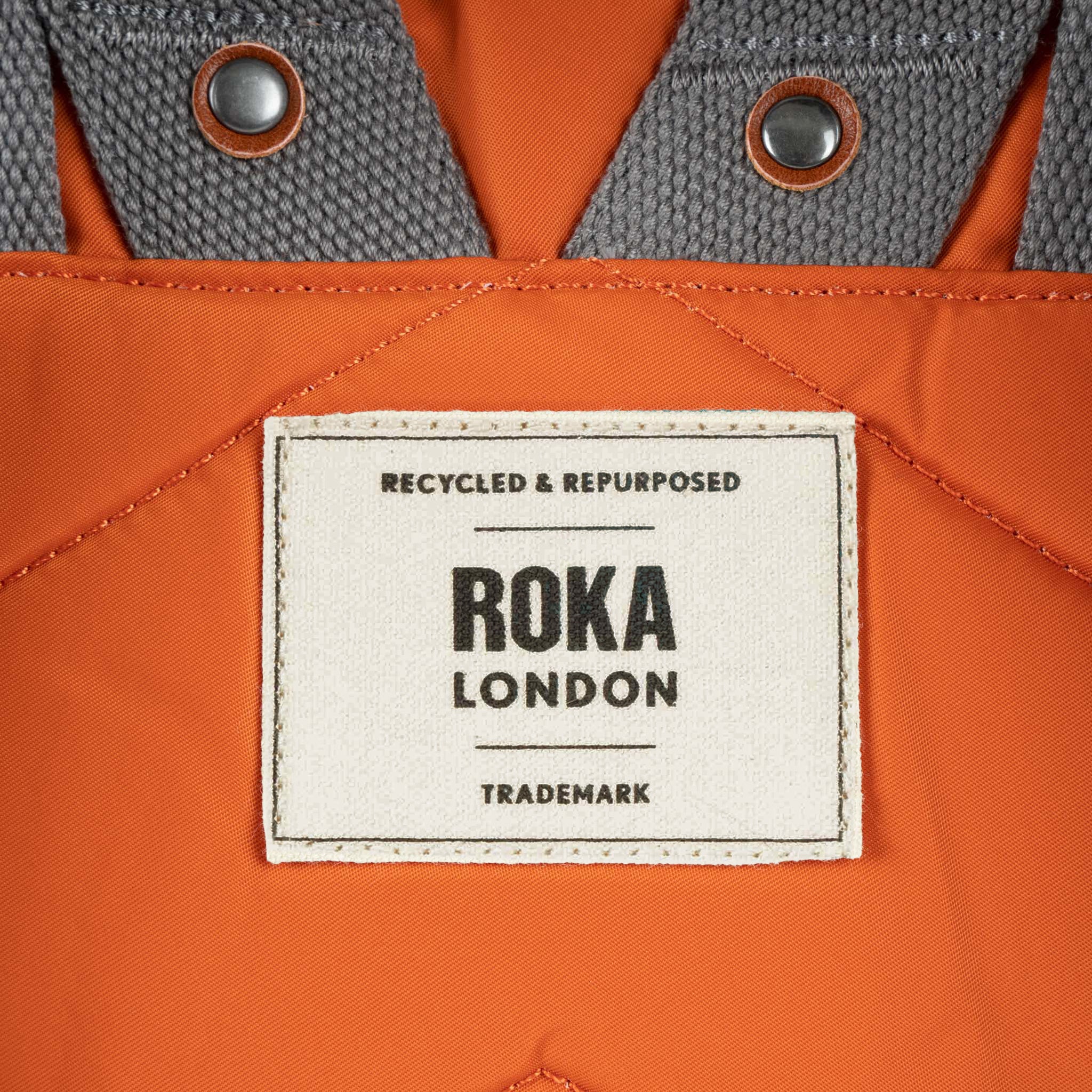 ROKA London - Canfield M rolltop-ryggsäck #Färg_Burnt_Orange
