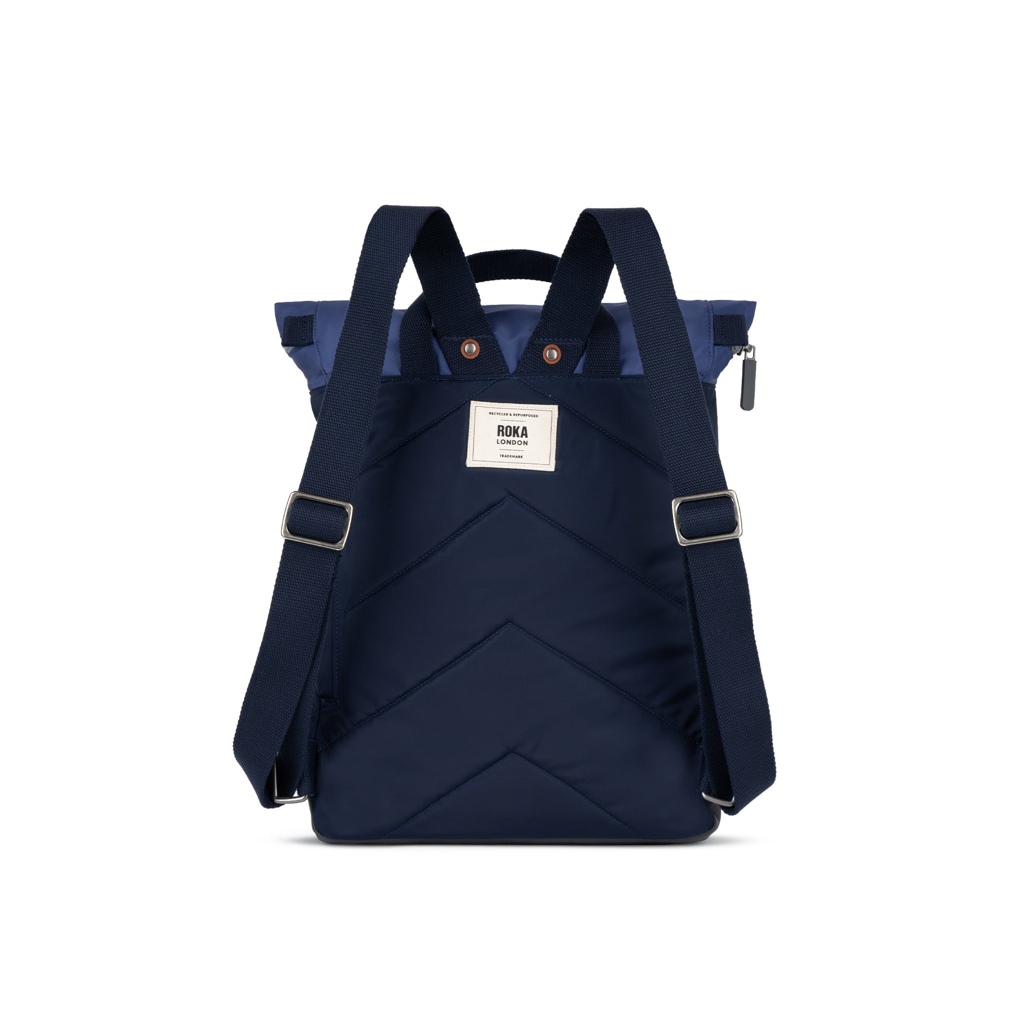 ROKA London - Canfield M rolltop-ryggsäck #Färg_Indigo_Tonal