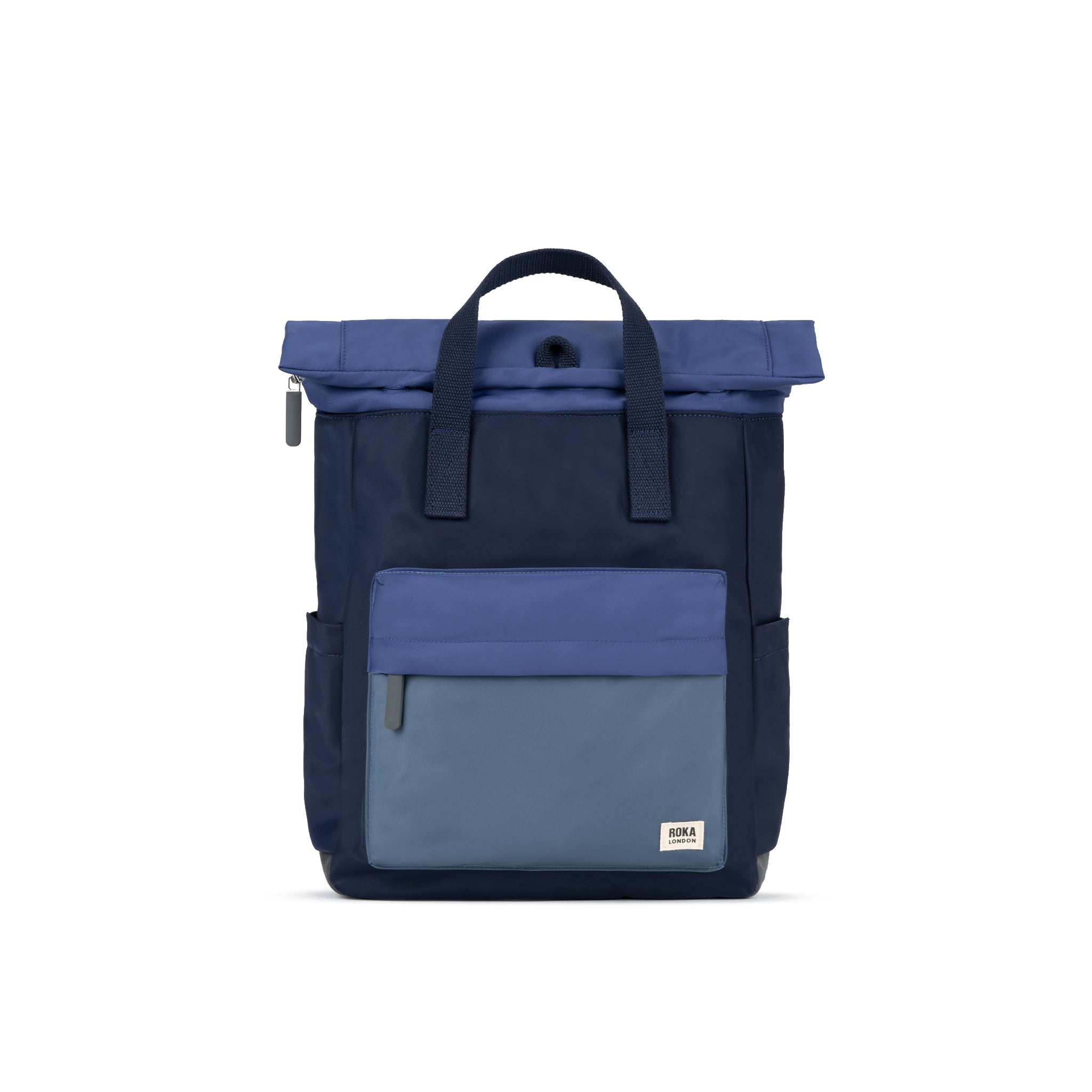 ROKA London - Canfield M rolltop-ryggsäck #Färg_Indigo_Tonal