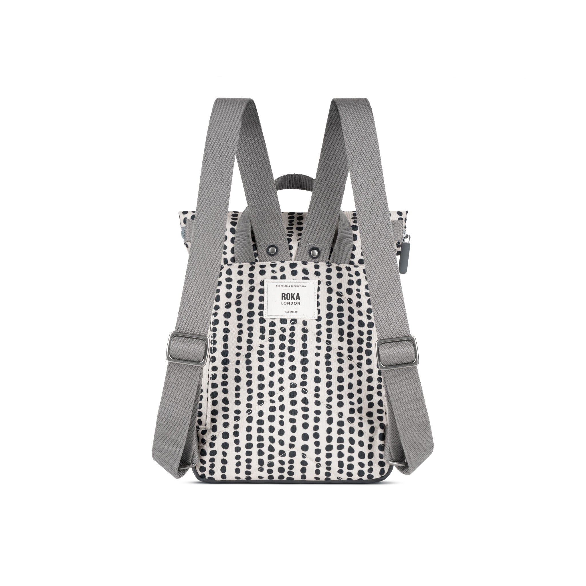 ROKA London - Canfield S rolltop-ryggsäck #Färg_Linear_Dot