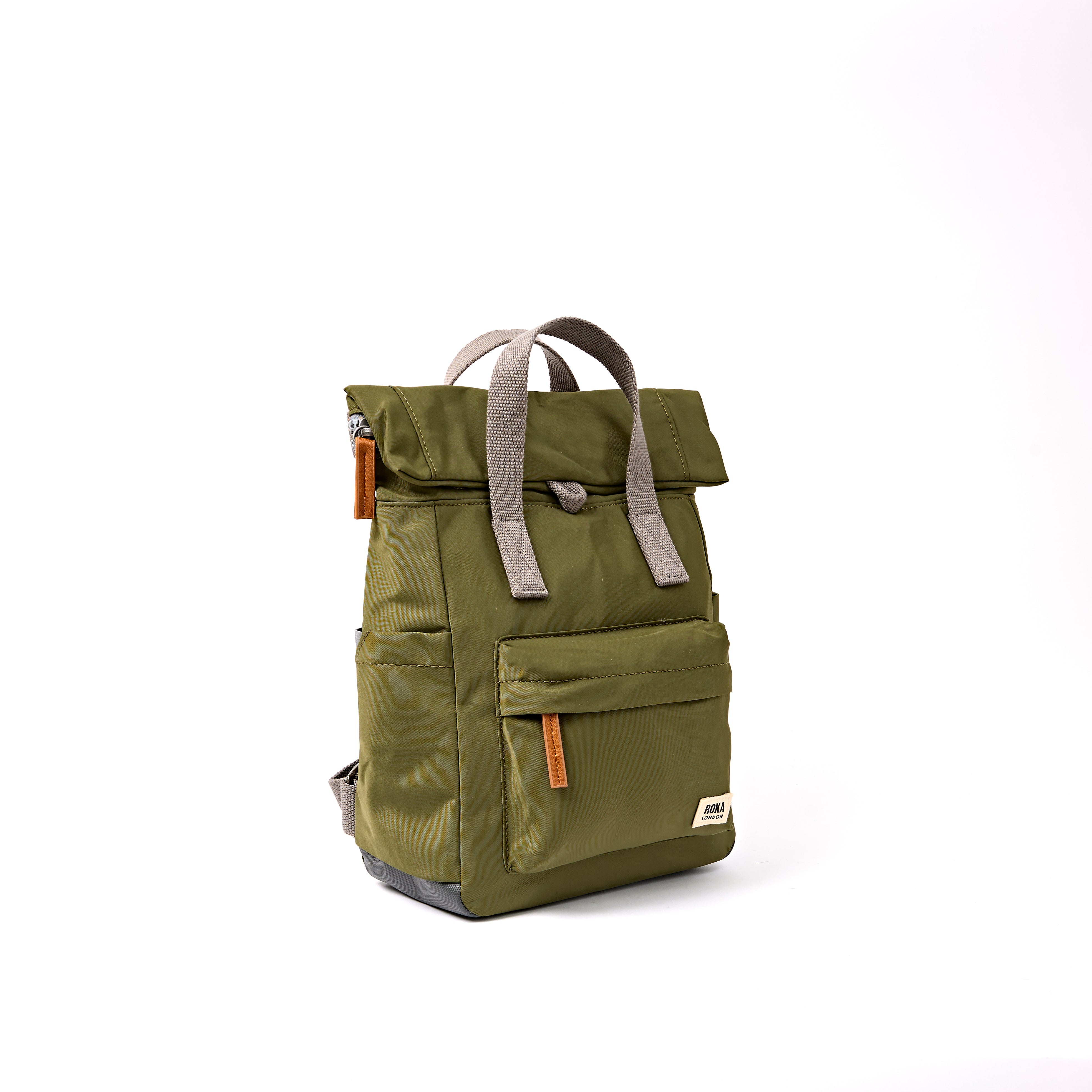 ROKA London - Canfield S rolltop-ryggsäck #Färg_Chive