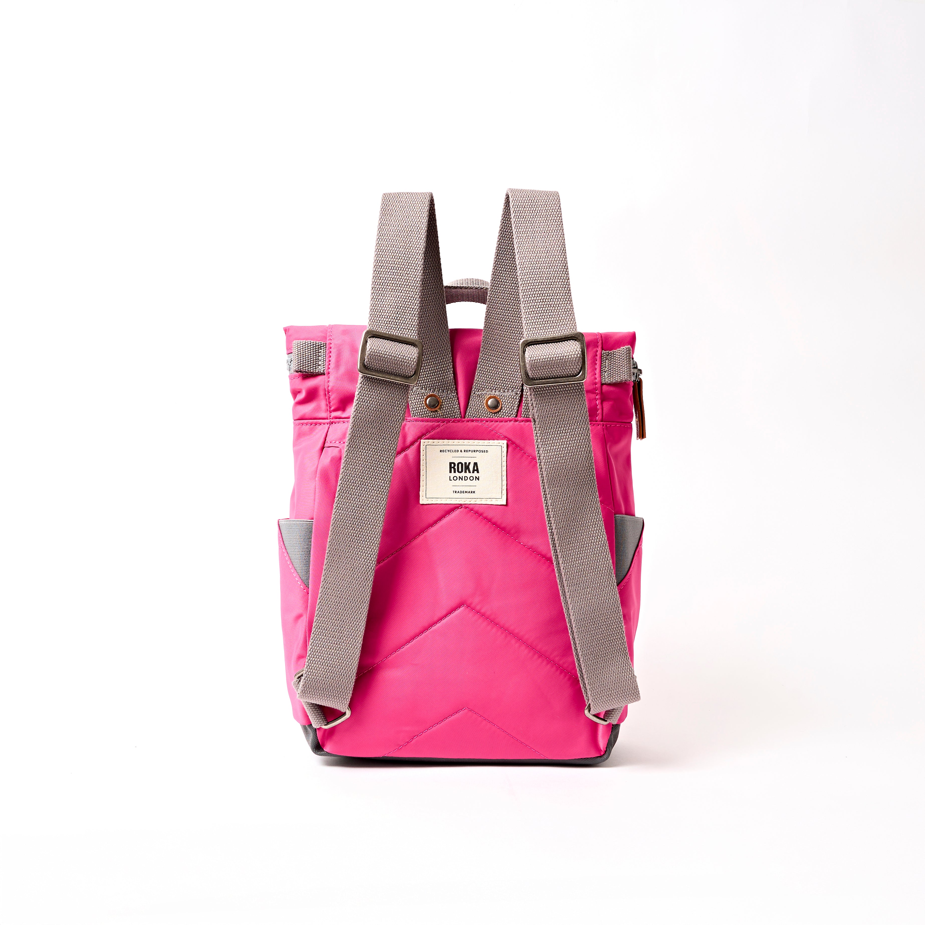 ROKA London - Canfield S rolltop-ryggsäck #Färg_Granita_Red