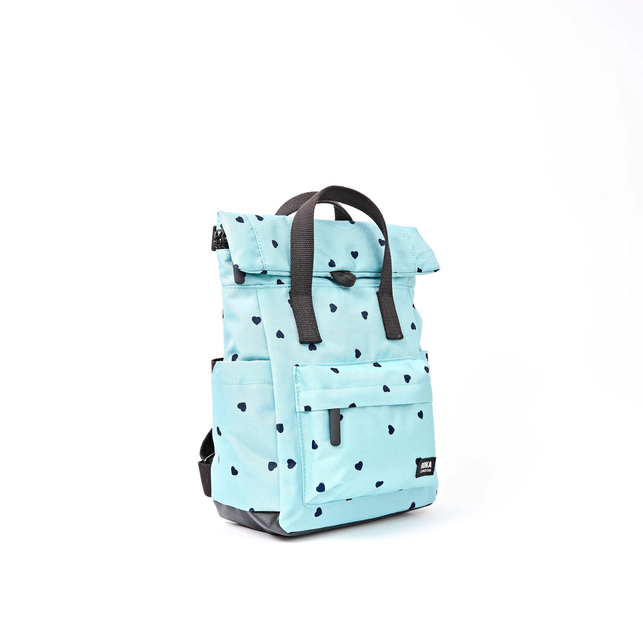 ROKA London - Canfield S rolltop-ryggsäck #Färg_Heart_Print