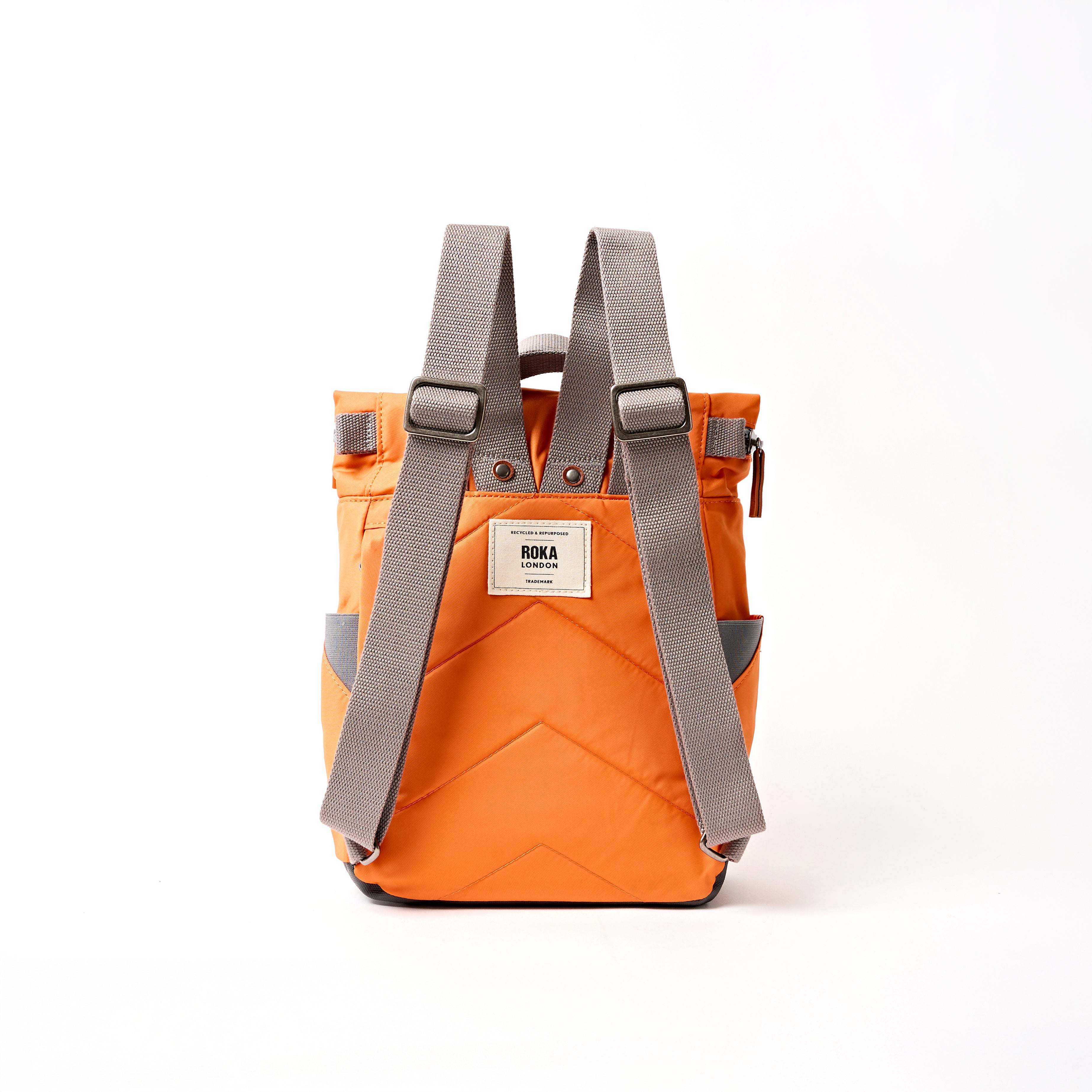 ROKA London - Canfield S rolltop-ryggsäck #Färg_Jaffa_Orange