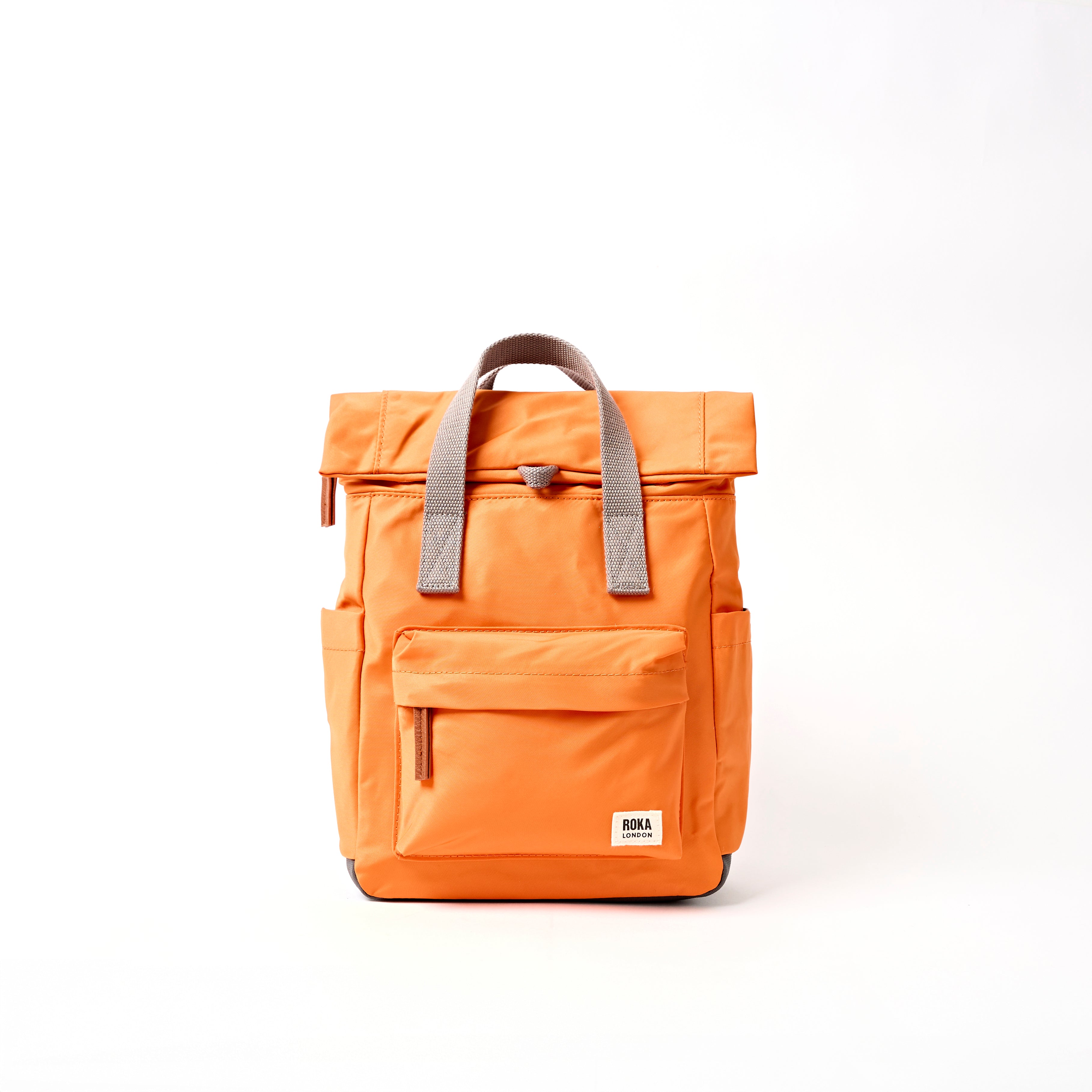 ROKA London - Canfield S rolltop-ryggsäck #Färg_Jaffa_Orange