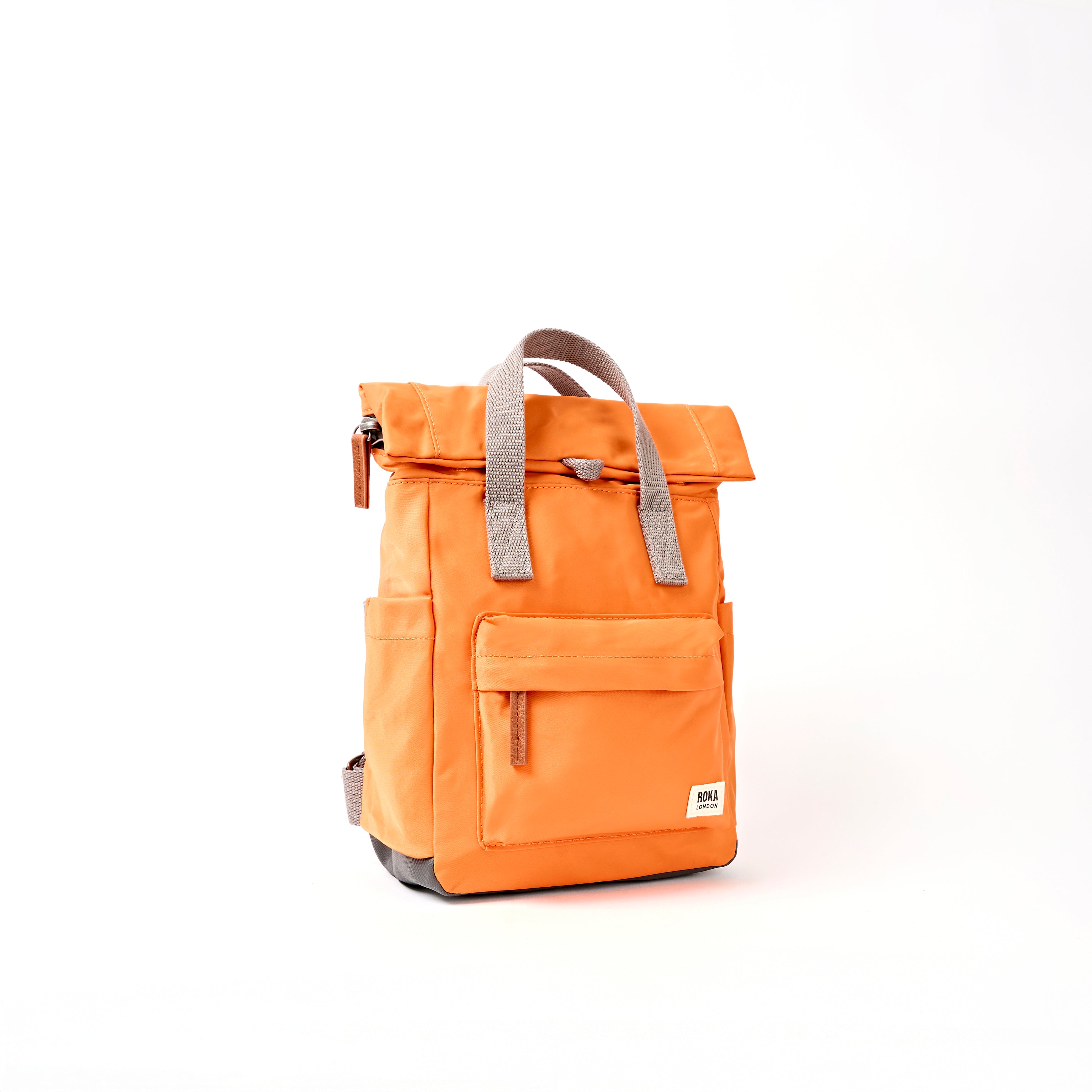 ROKA London - Canfield S rolltop-ryggsäck #Färg_Jaffa_Orange