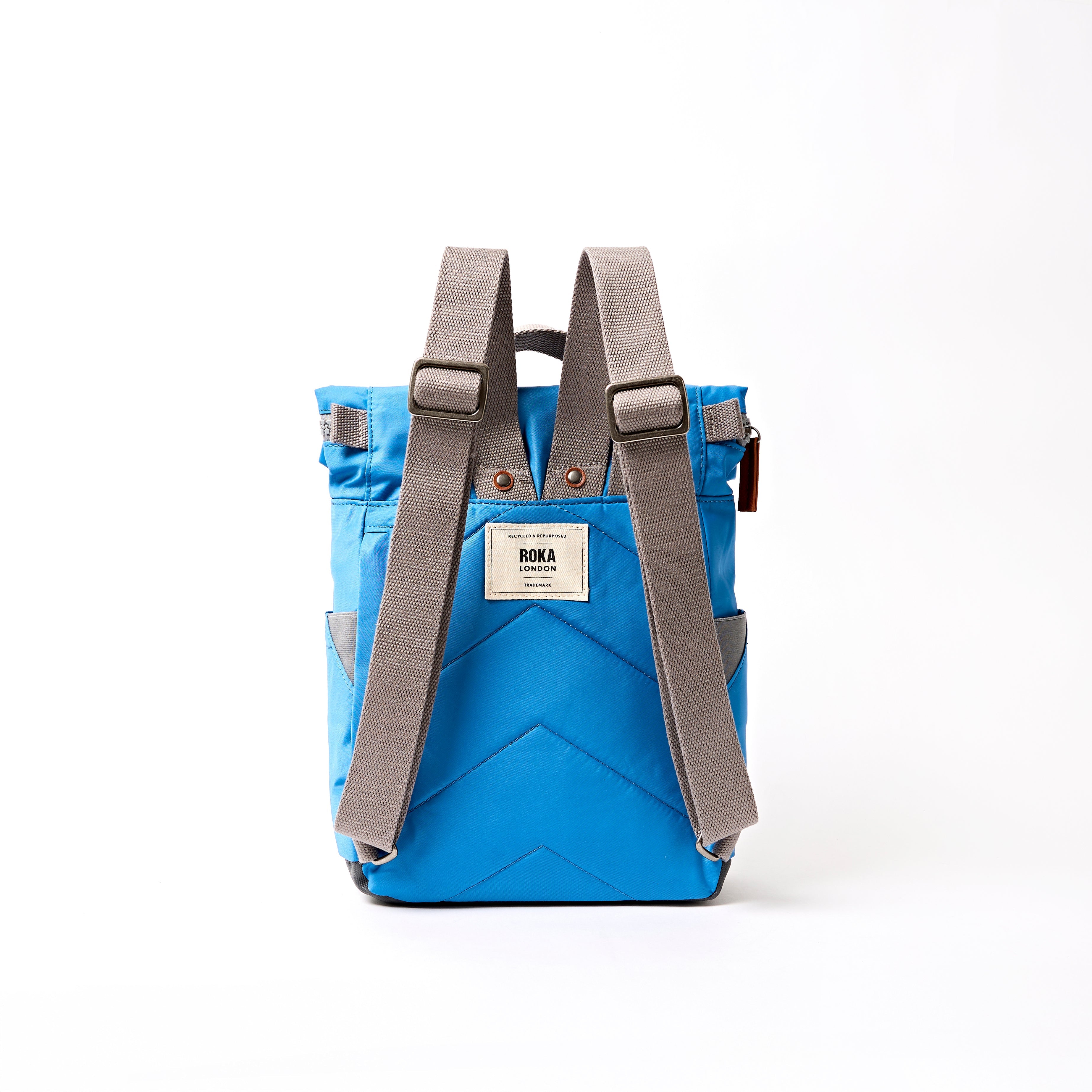 ROKA London - Canfield S rolltop-ryggsäck #Färg_Malibu_Blue