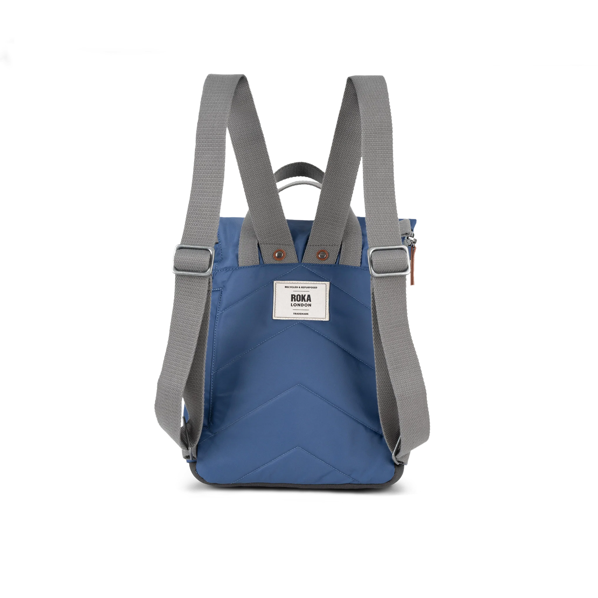ROKA London - Canfield S rolltop-ryggsäck #Färg_Burnt_Blue