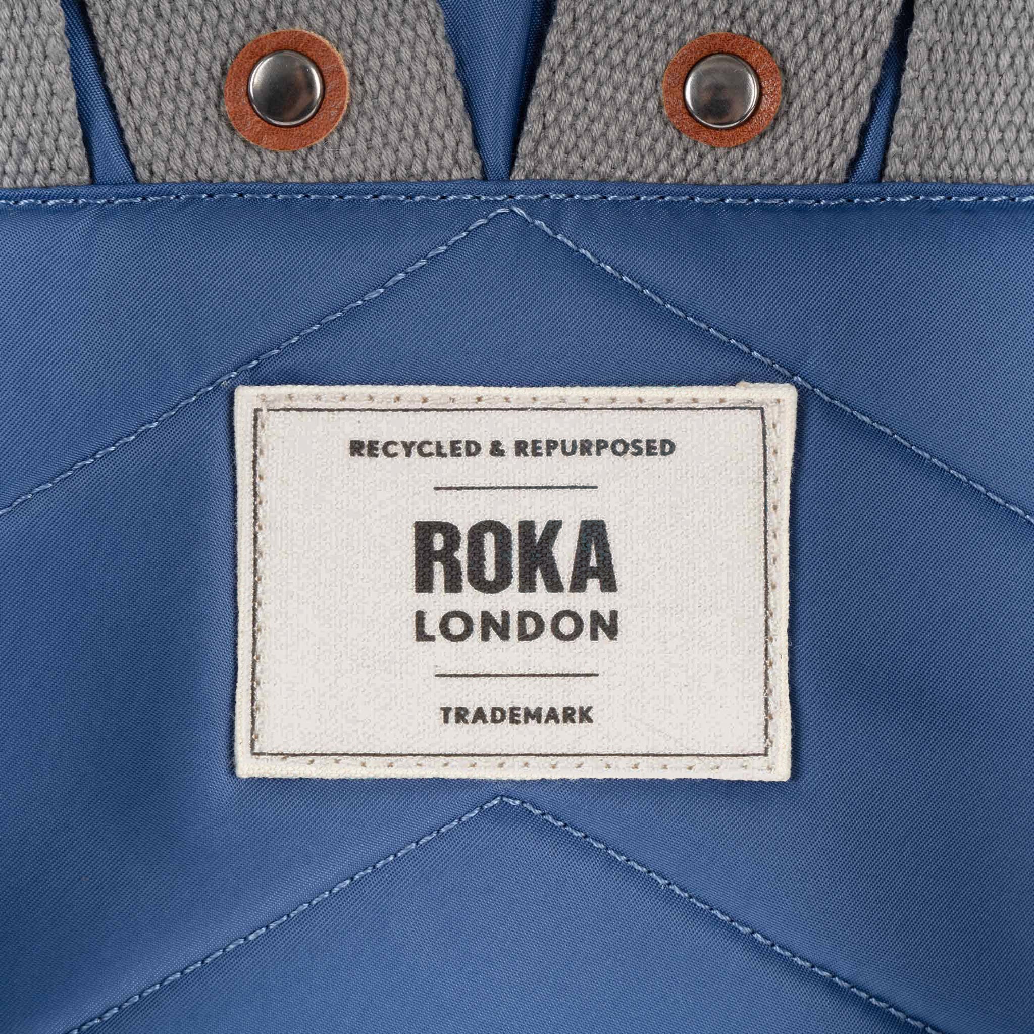 ROKA London - Canfield S rolltop-ryggsäck #Färg_Burnt_Blue