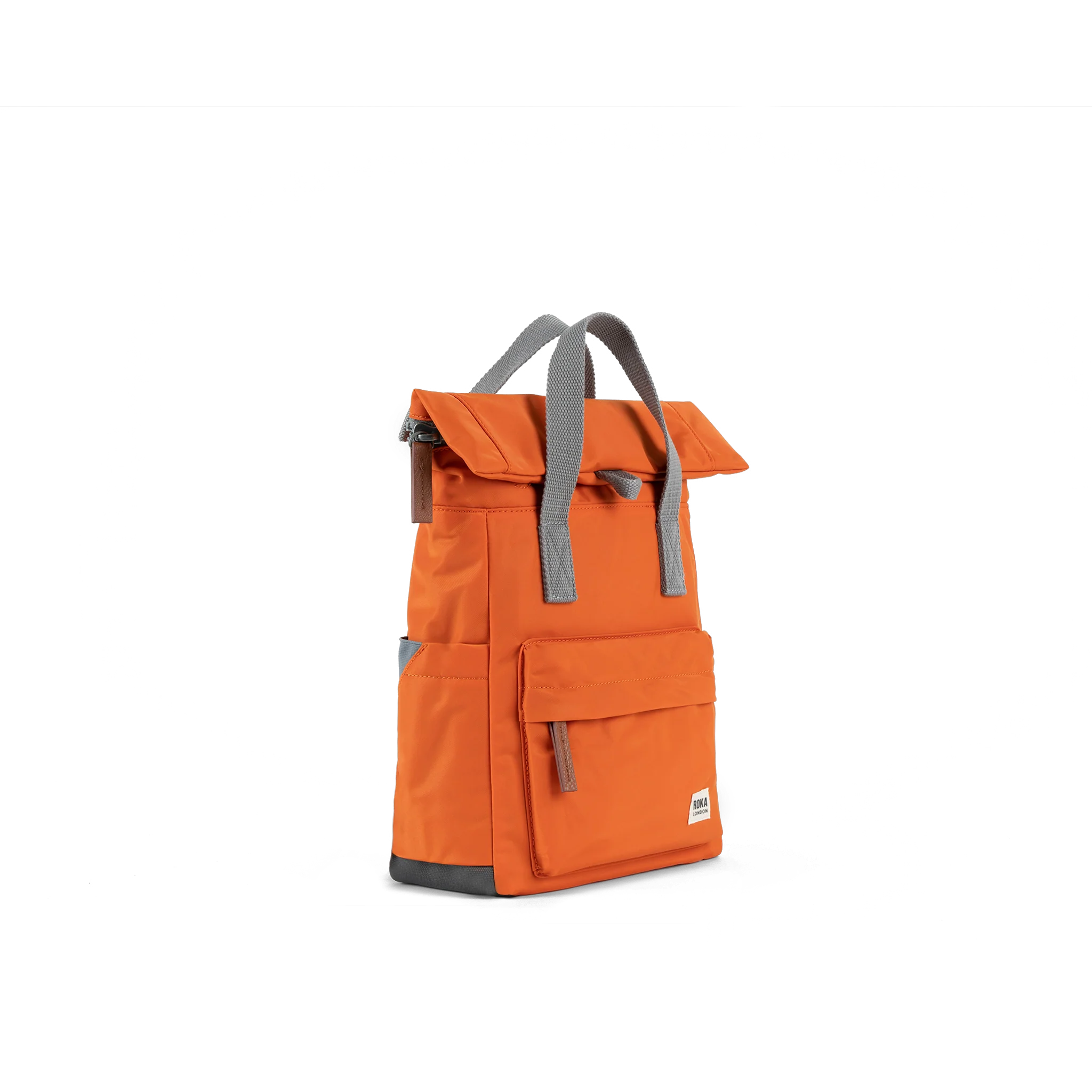 ROKA London - Canfield S rolltop-ryggsäck #Färg_Burnt_Orange