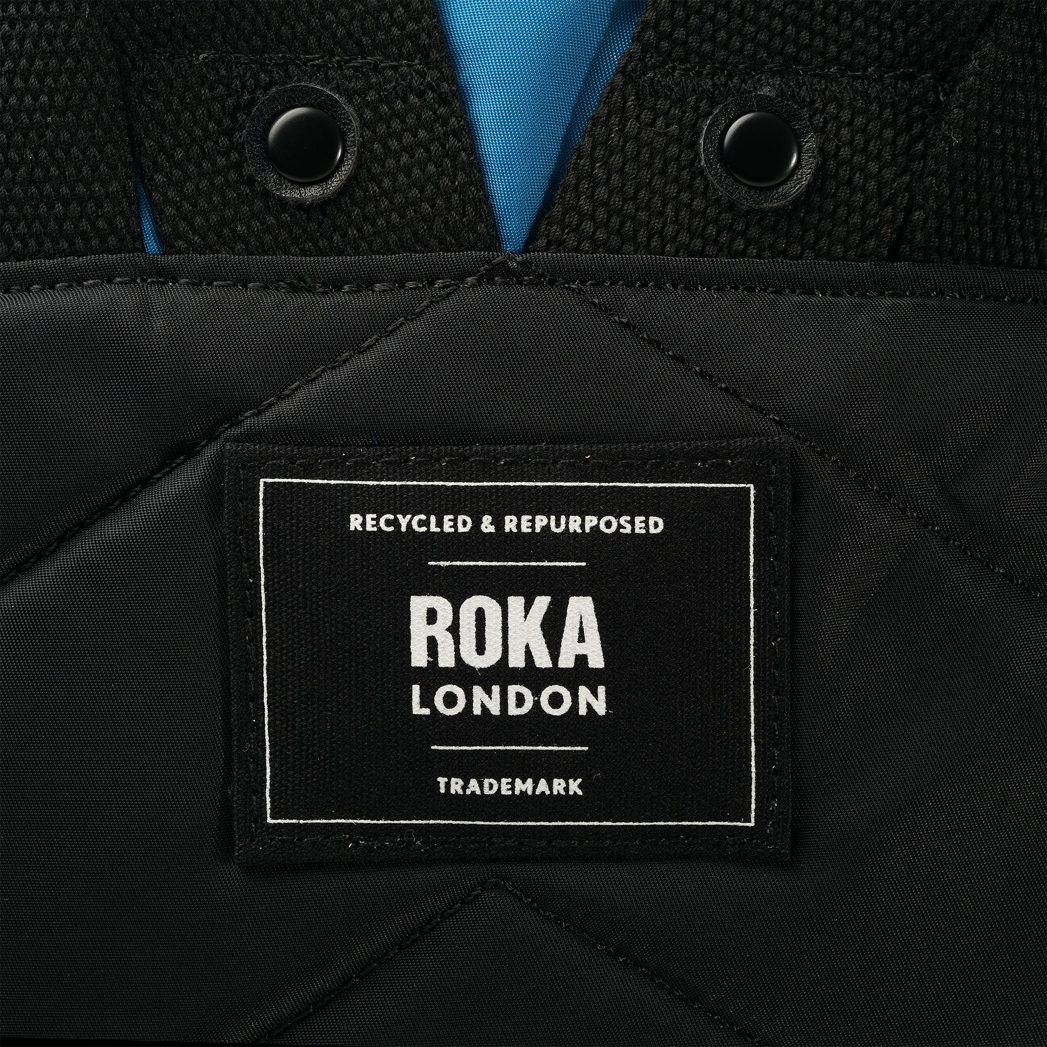 ROKA London - Canfield S ryggsäck Creative Waste #Färg_Black/Seaport