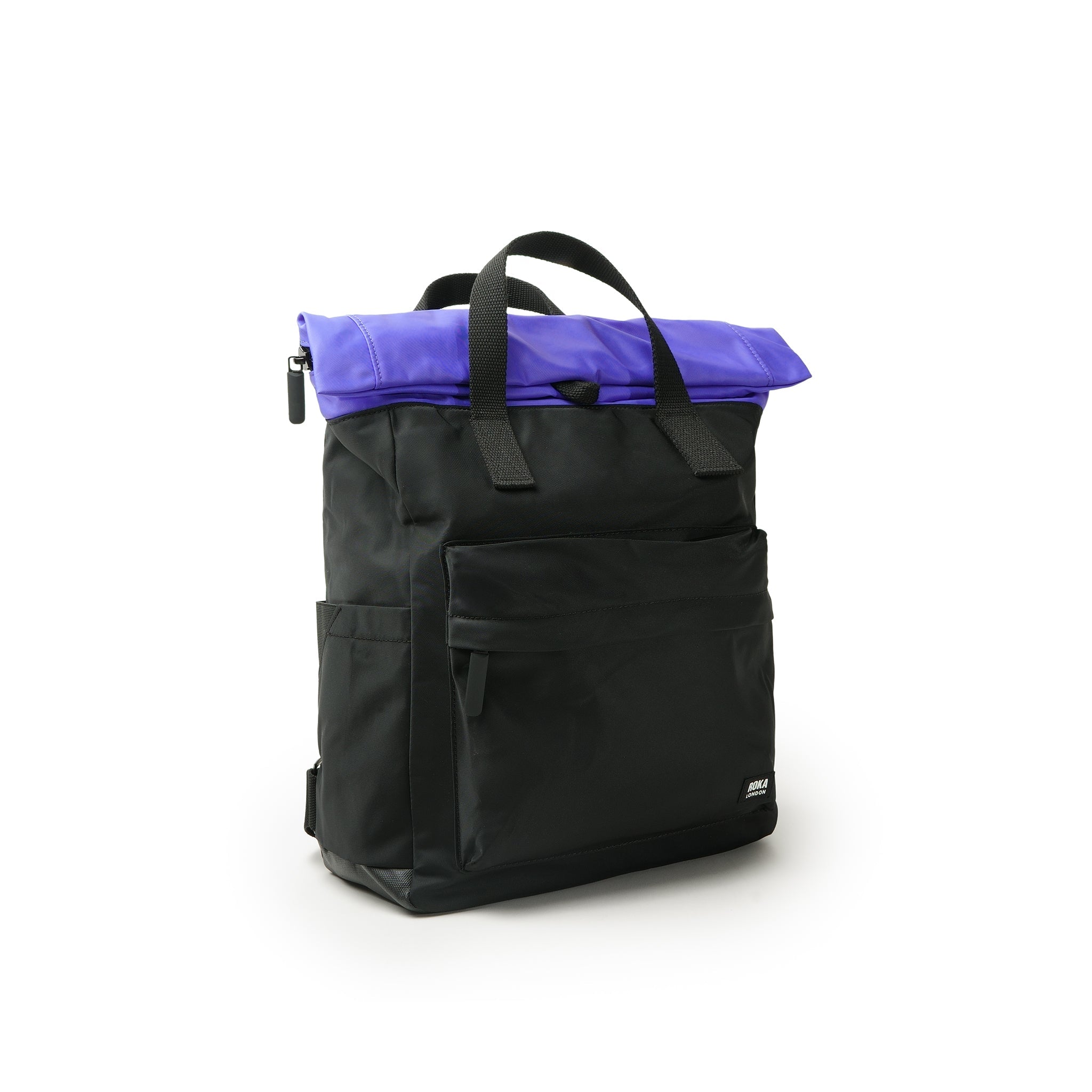 ROKA London - Canfield S ryggsäck Creative Waste #Färg_Black/Simple_Purple
