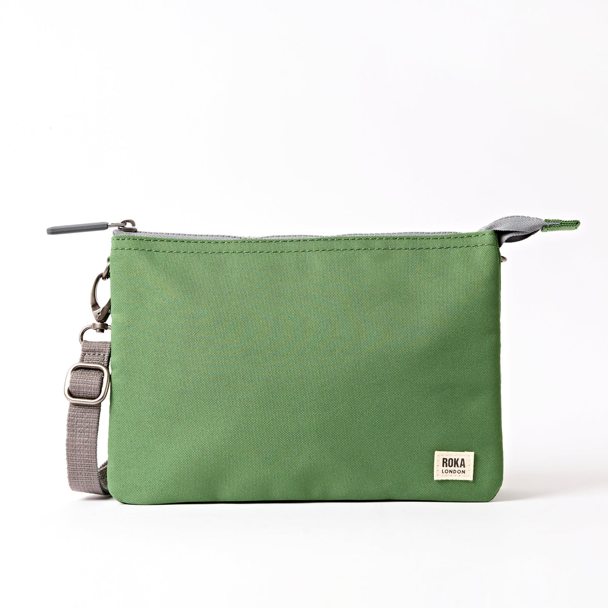 ROKA London - Carnaby XL XL Carnaby crossbody-väska #Färg_Artichoke