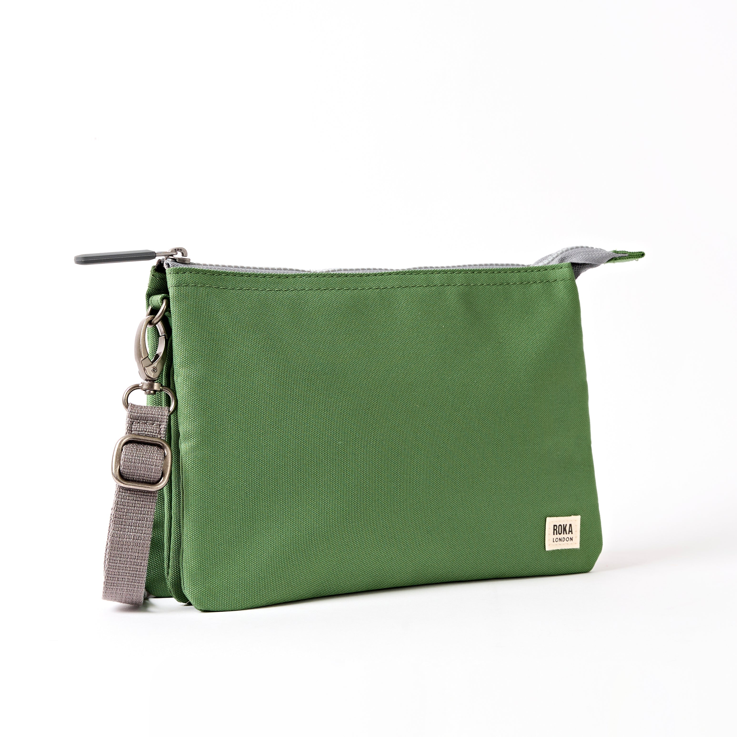 ROKA London - Carnaby XL XL Carnaby crossbody-väska #Färg_Artichoke