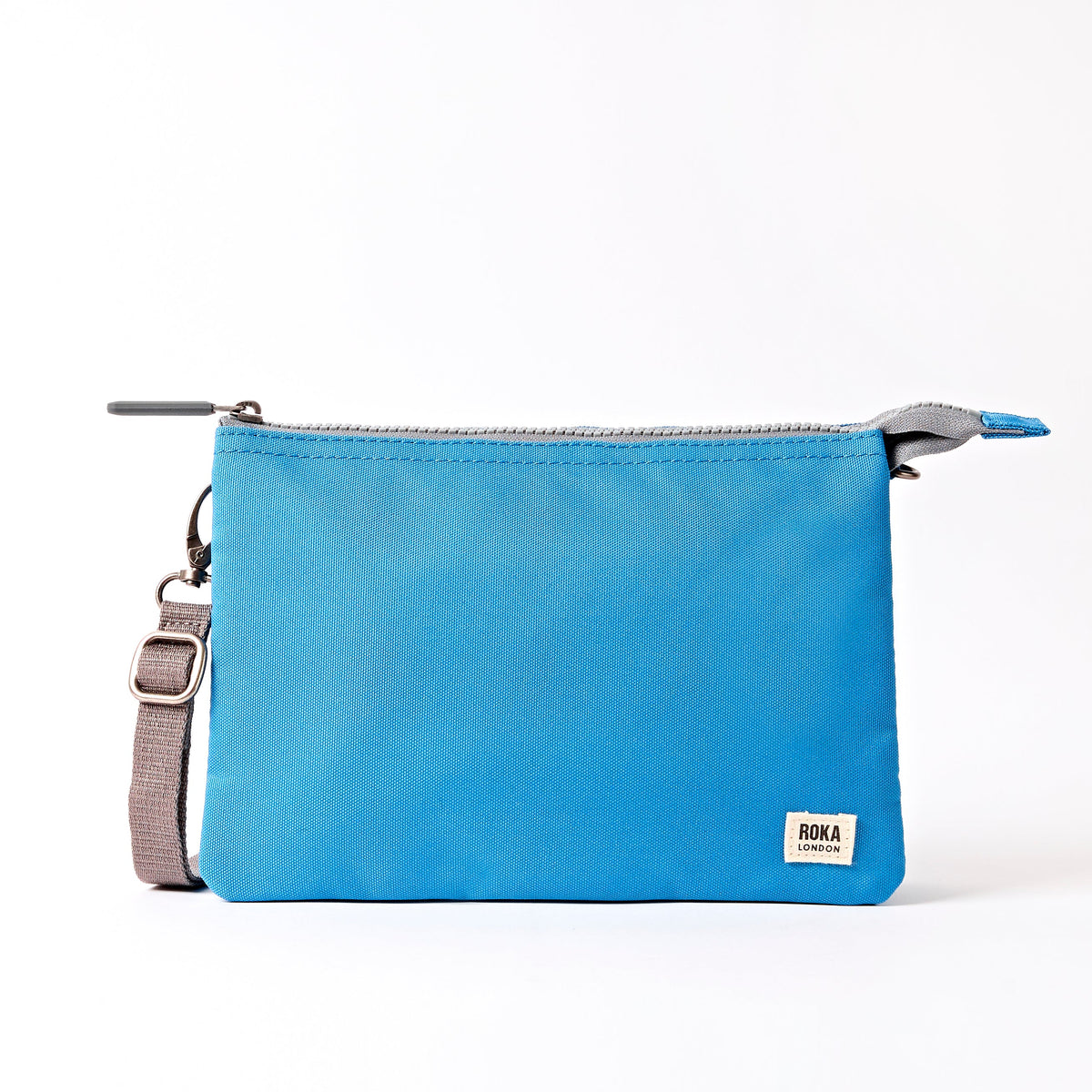 ROKA London - Carnaby XL XL Carnaby crossbody-väska #Färg_Malibu_Blue
