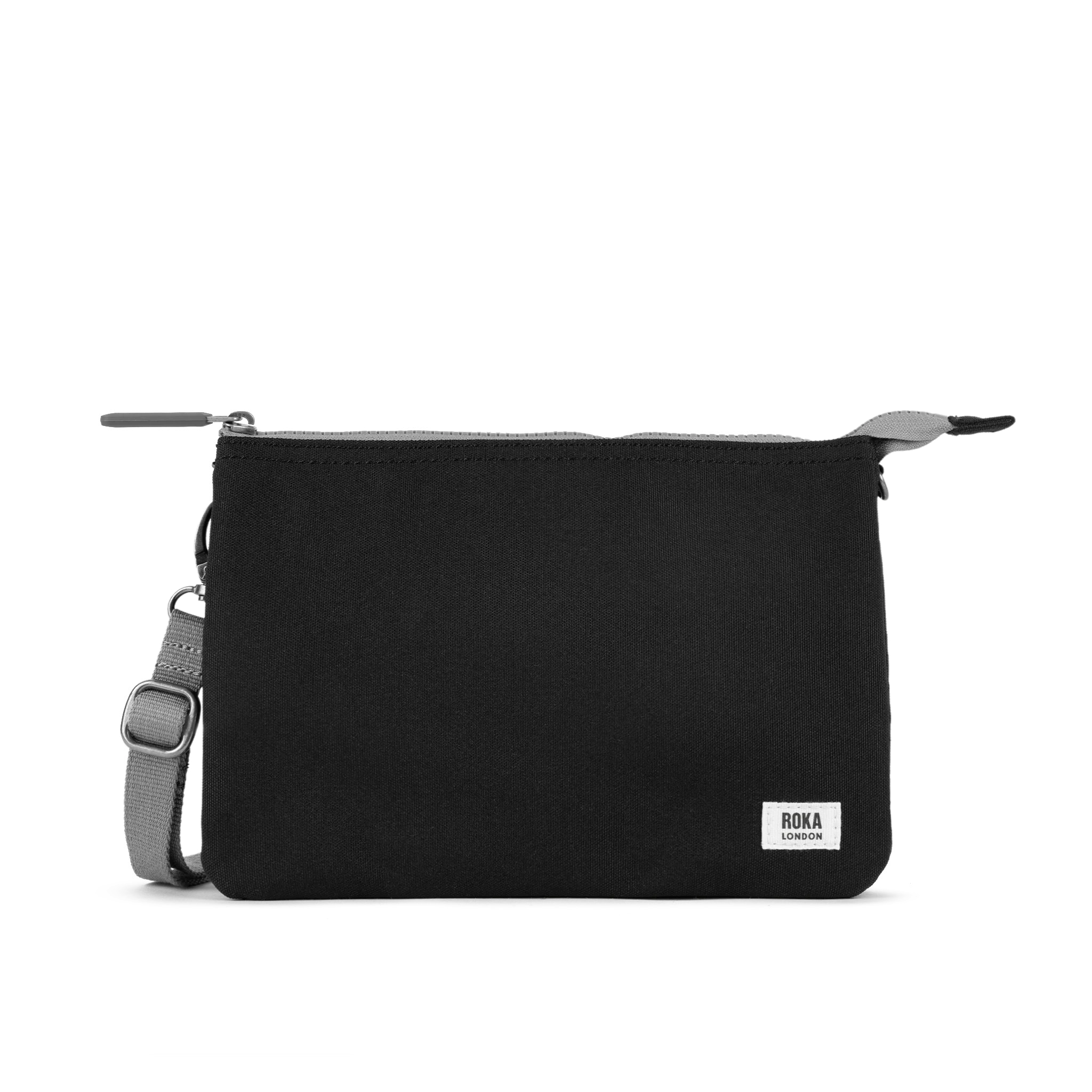 ROKA London - Carnaby XL XL Carnaby crossbody-väska #Färg_Ash