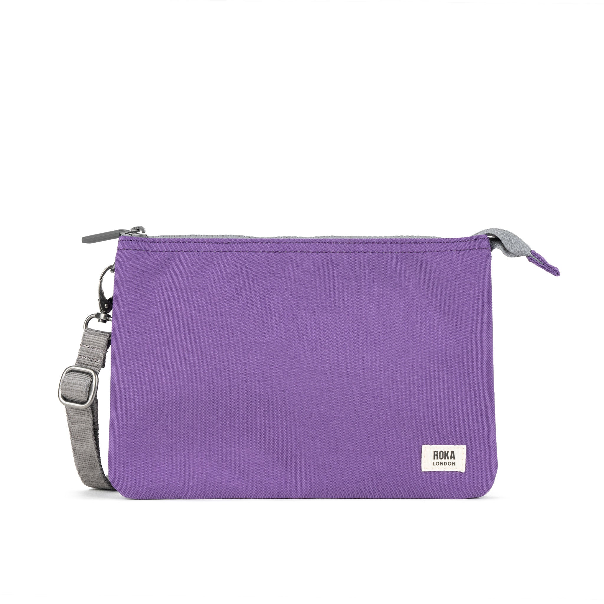 ROKA London - Carnaby XL XL Carnaby crossbody-väska #Färg_Imperial_Purple