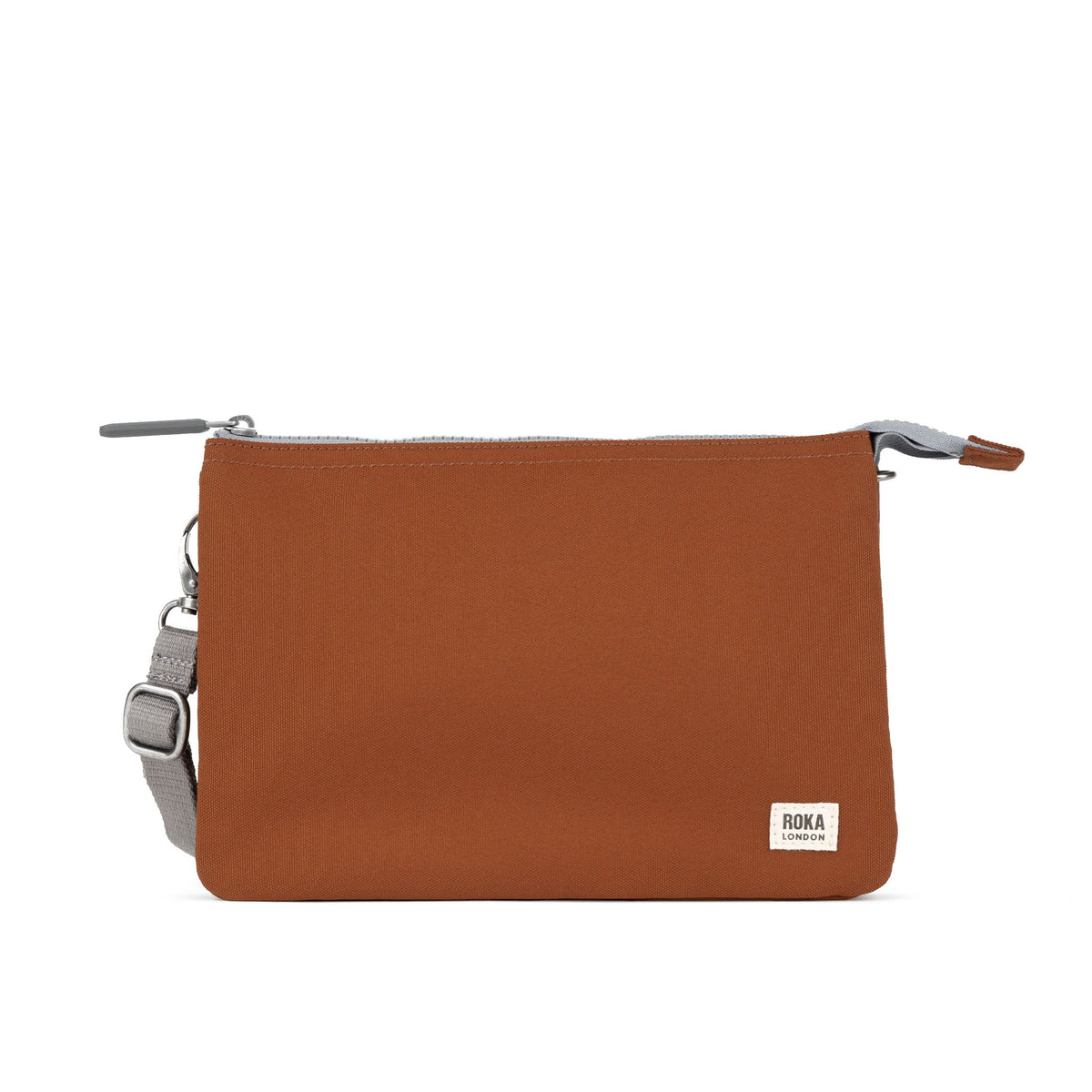 ROKA London - Carnaby XL XL Carnaby crossbody-väska #Färg_Bran