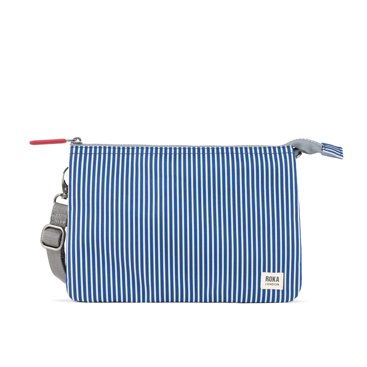 ROKA London - Carnaby XL XL Carnaby crossbody-väska #Färg_Blue_Hickory