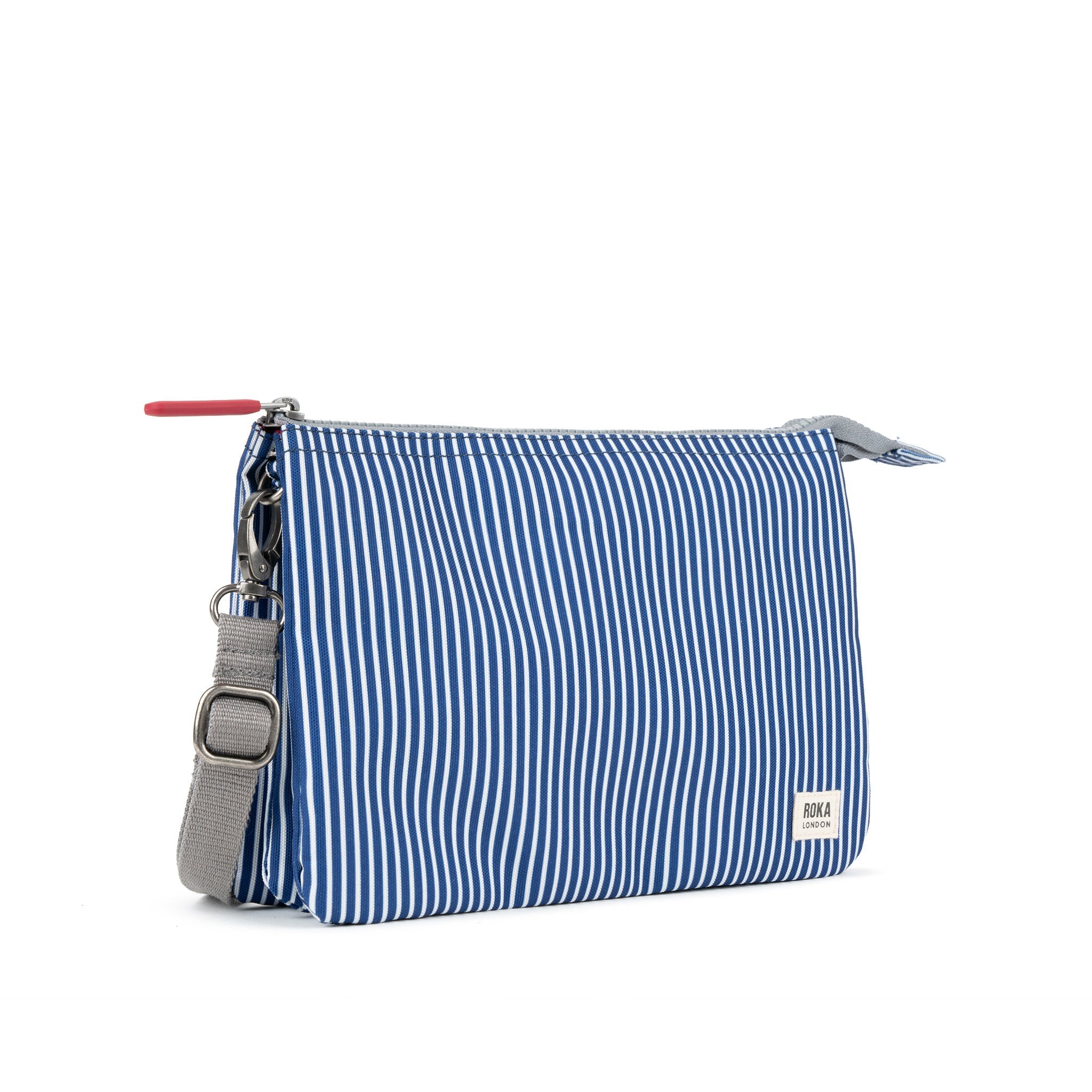 ROKA London - Carnaby XL XL Carnaby crossbody-väska #Färg_Blue_Hickory