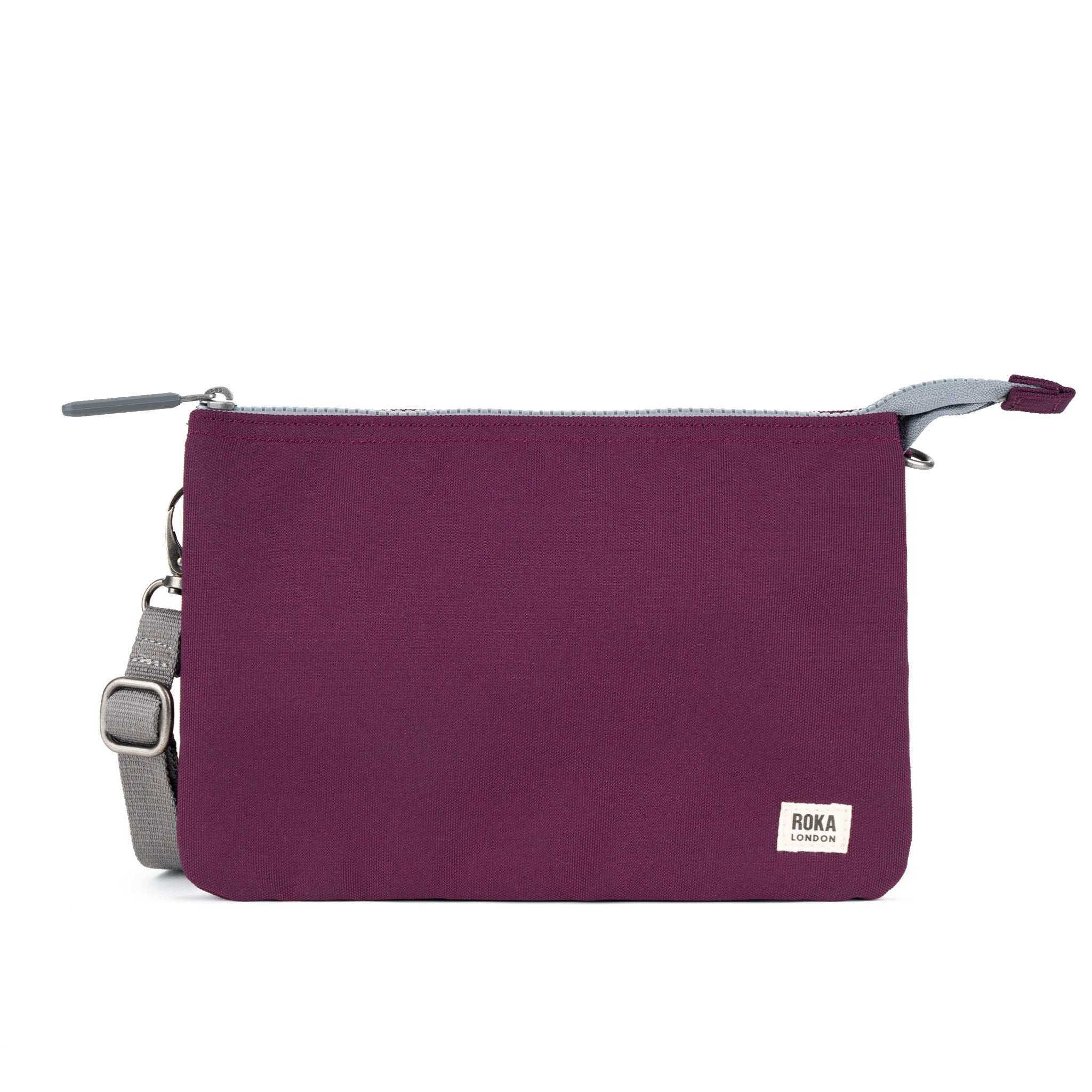 ROKA London - Carnaby XL XL Carnaby crossbody-väska #Färg_Cherry_Lacquer