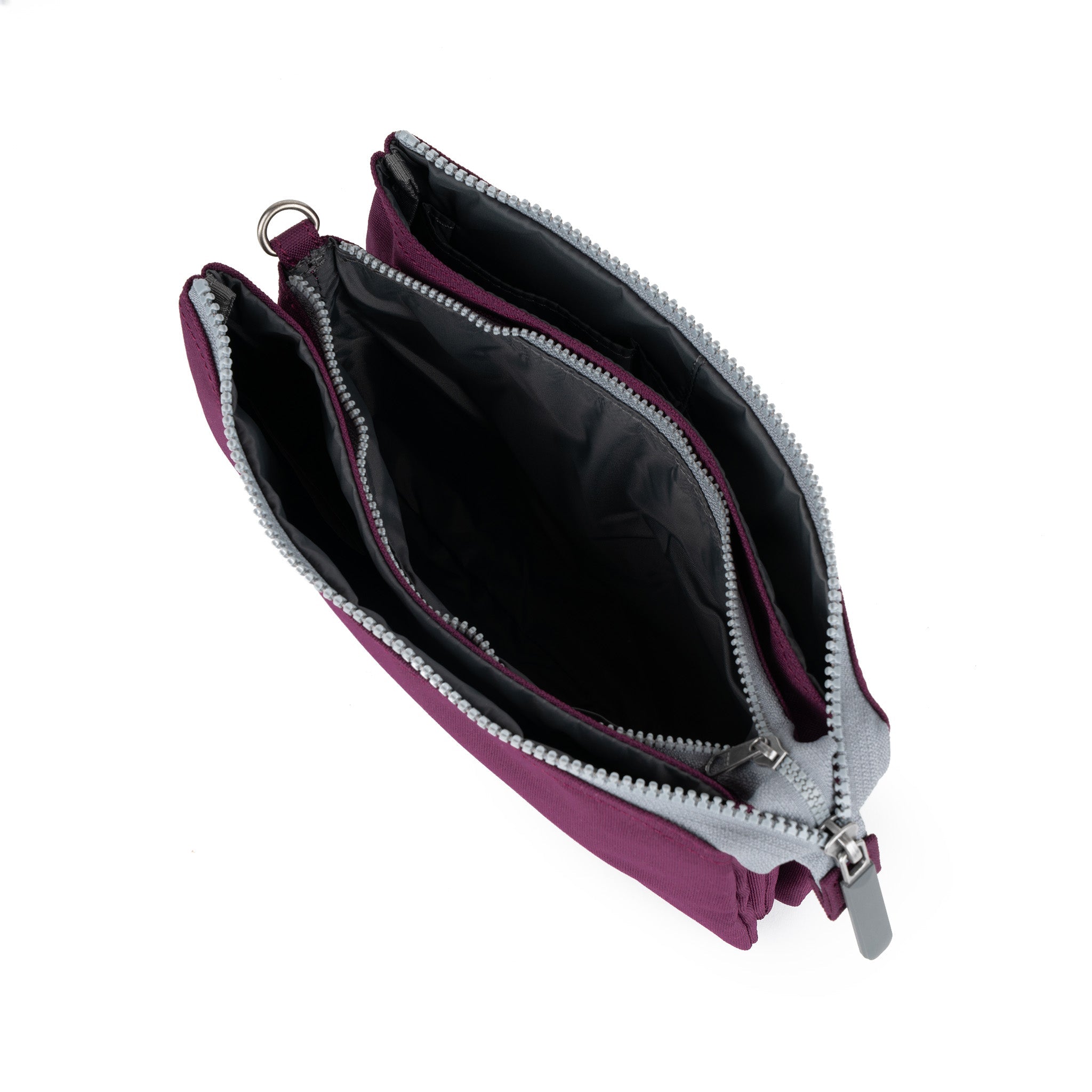 ROKA London - Carnaby XL XL Carnaby crossbody-väska #Färg_Cherry_Lacquer