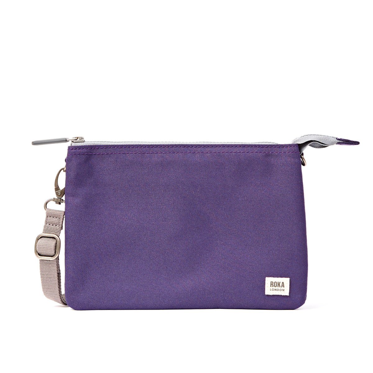 ROKA London - Carnaby XL XL Carnaby crossbody-väska #Färg_Deep_Grape