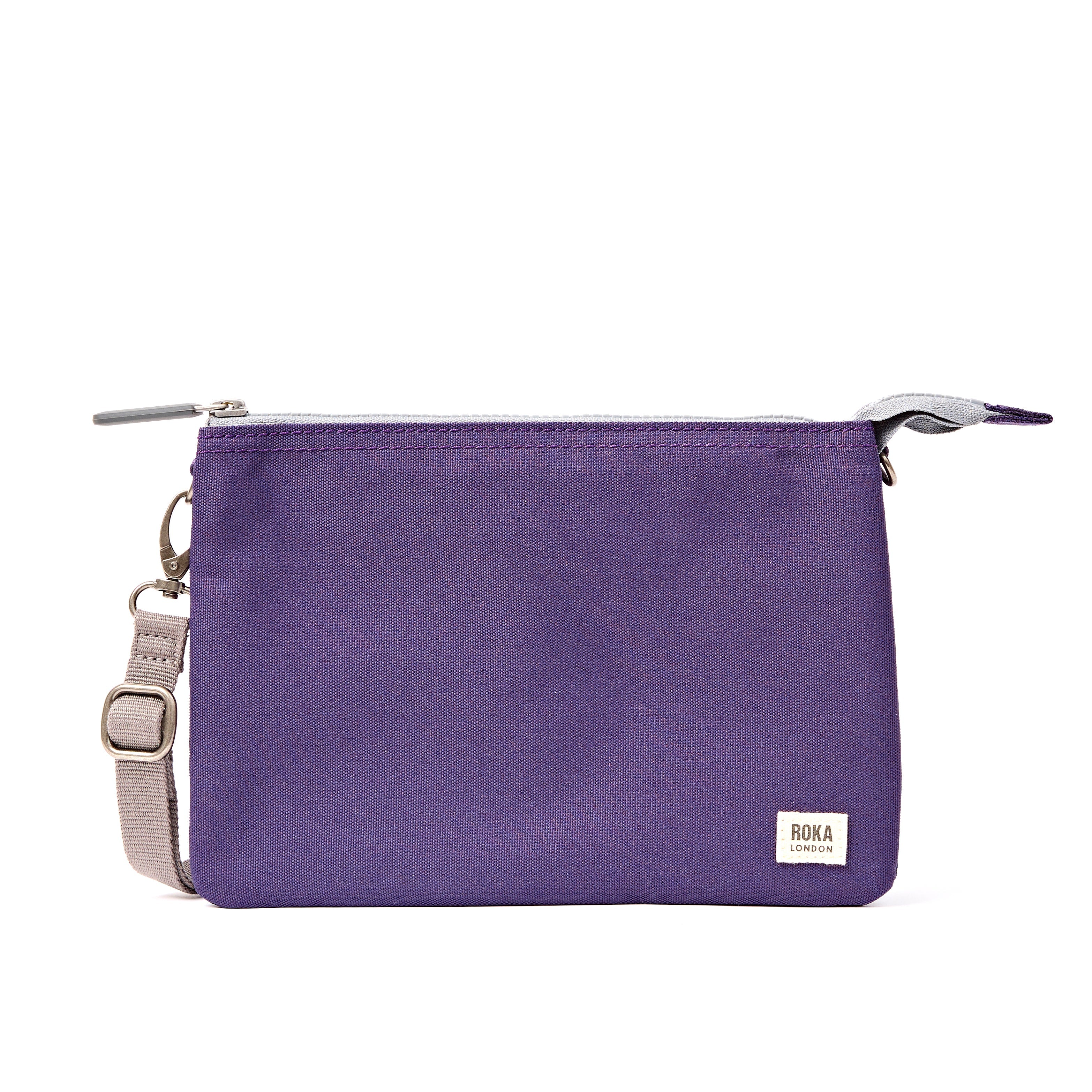 ROKA London - Carnaby XL XL Carnaby crossbody-väska #Färg_Deep_Grape