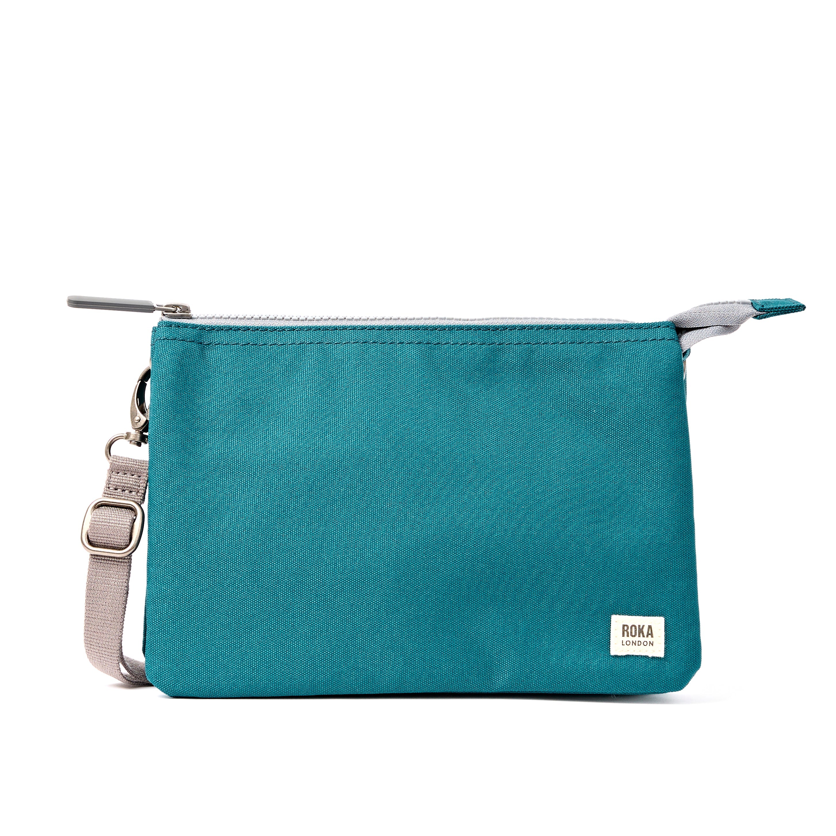 ROKA London - Carnaby XL XL Carnaby crossbody-väska #Färg_Deep_Teal